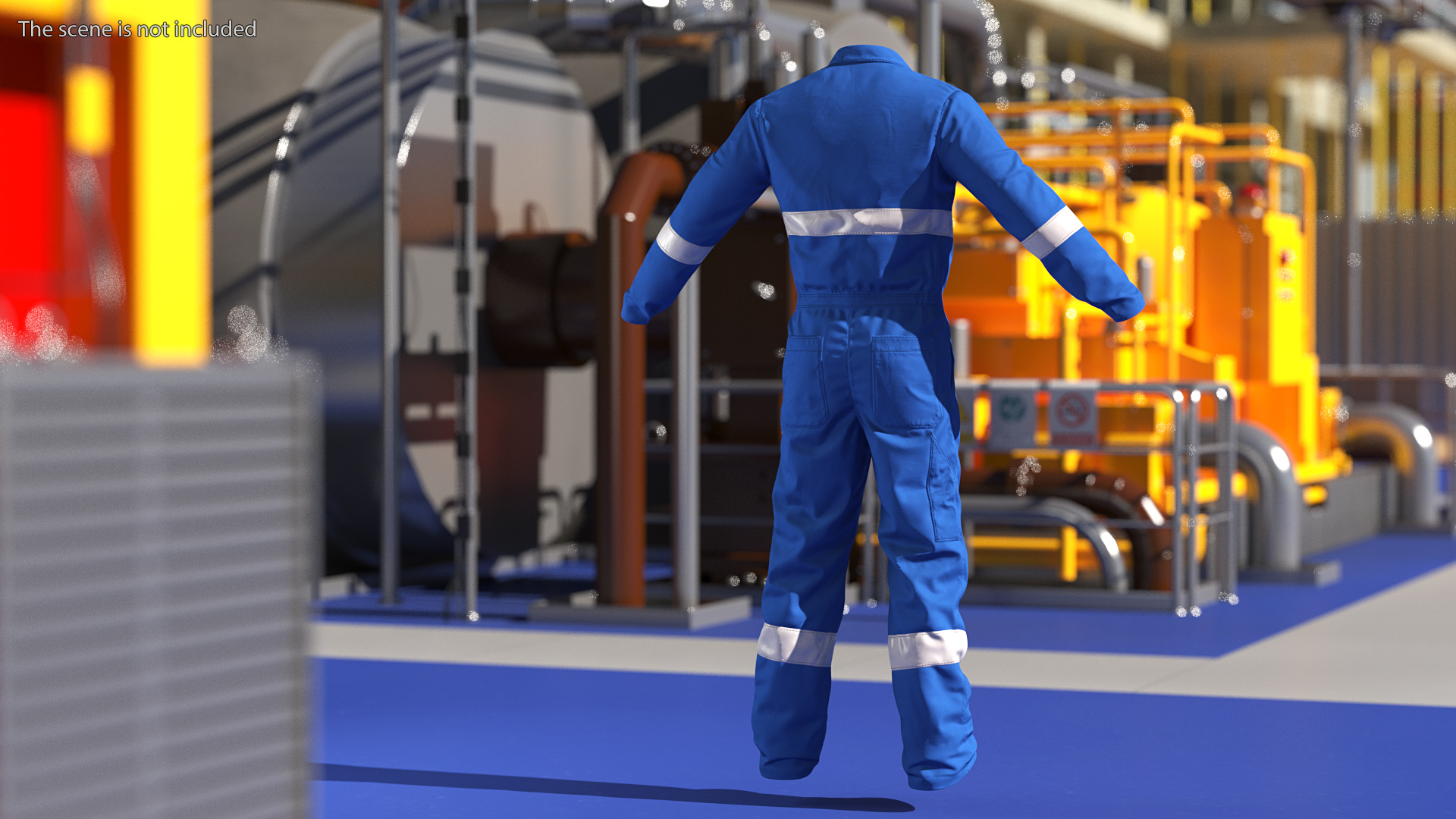 3D Oil Field Worker Suit