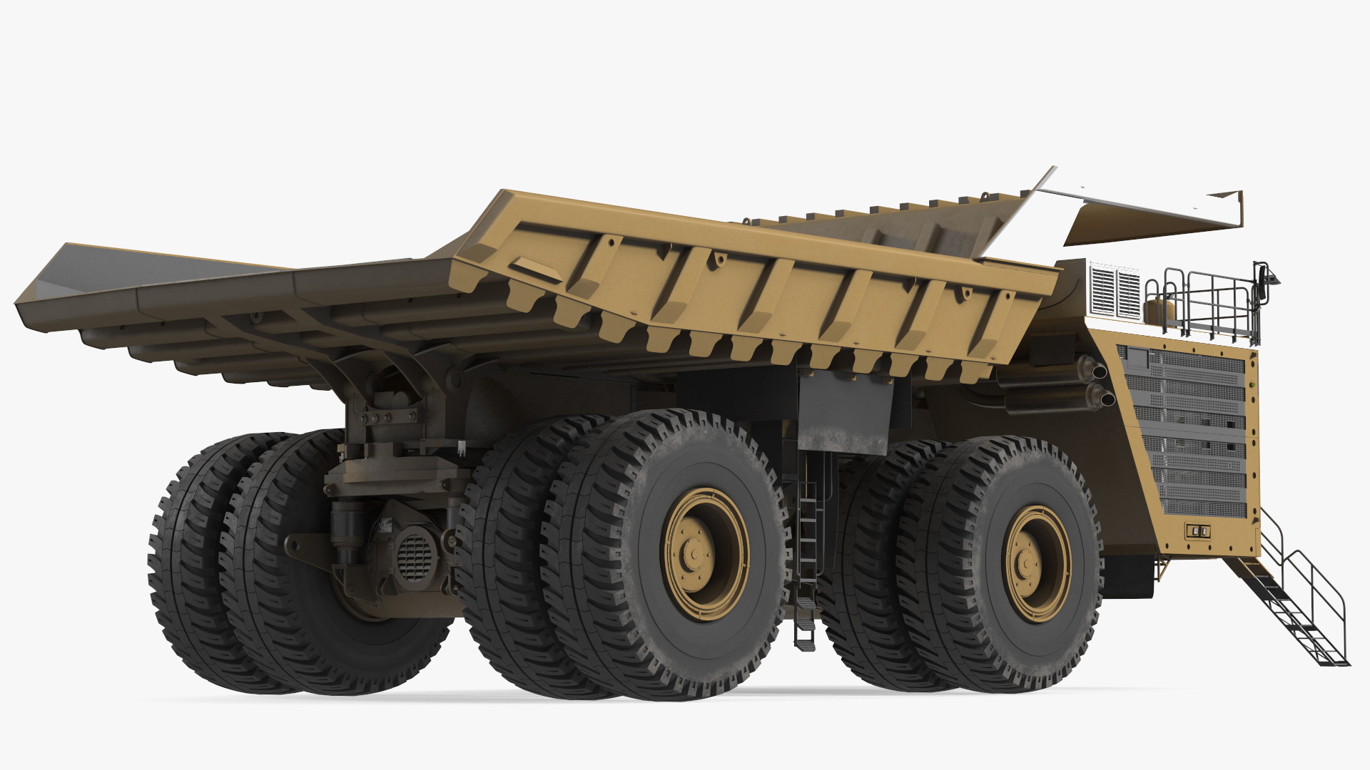 3D Haul Truck Clean Rigged model