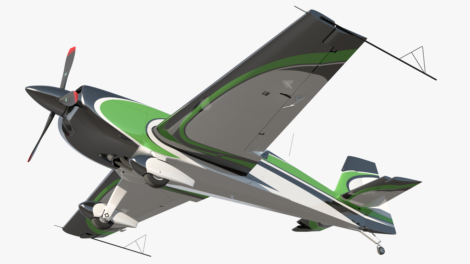 3D Aerobatic Monoplane Aircraft model