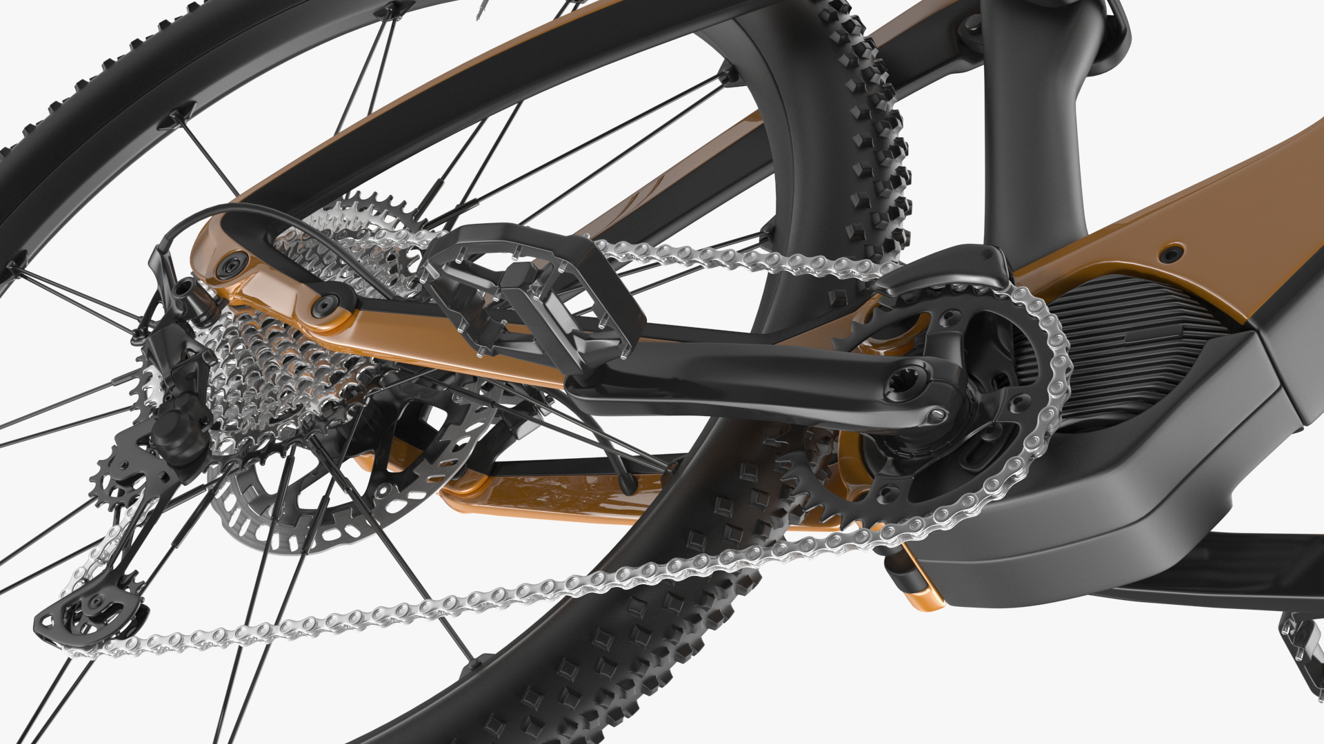 Electric Mountain Bike 3D