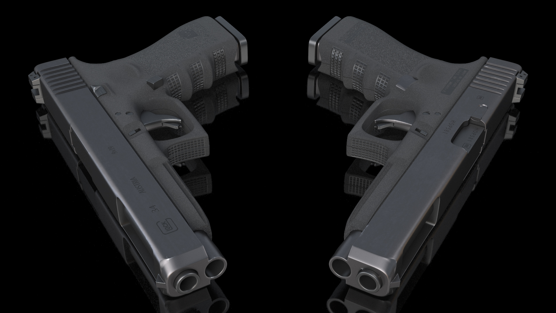 3D model Glock G34 Gen 3