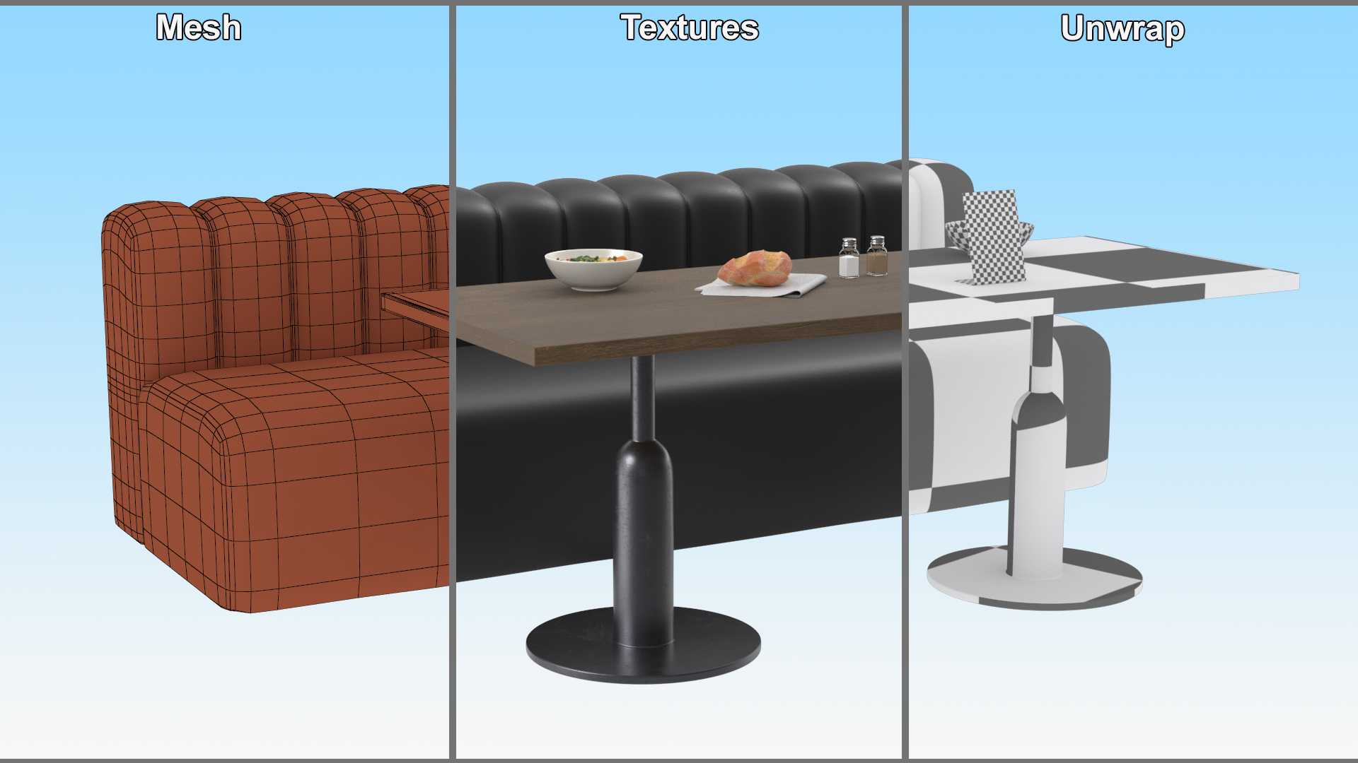 3D model Vegetarian Cafe