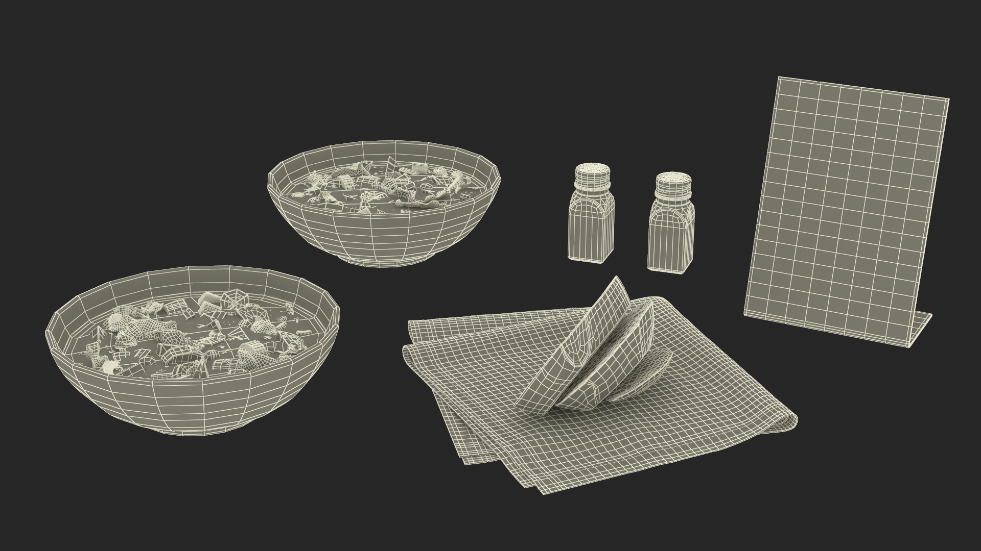 3D model Vegetarian Cafe