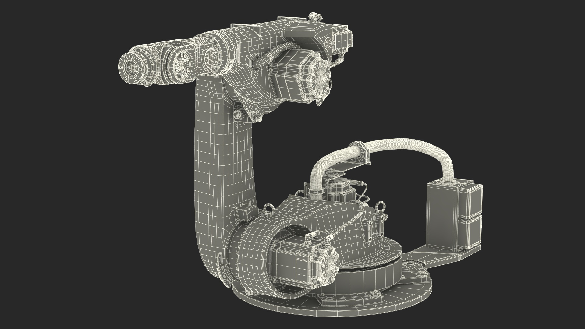 3D KUKA KR 30-4 KS Industrial Robot Arm