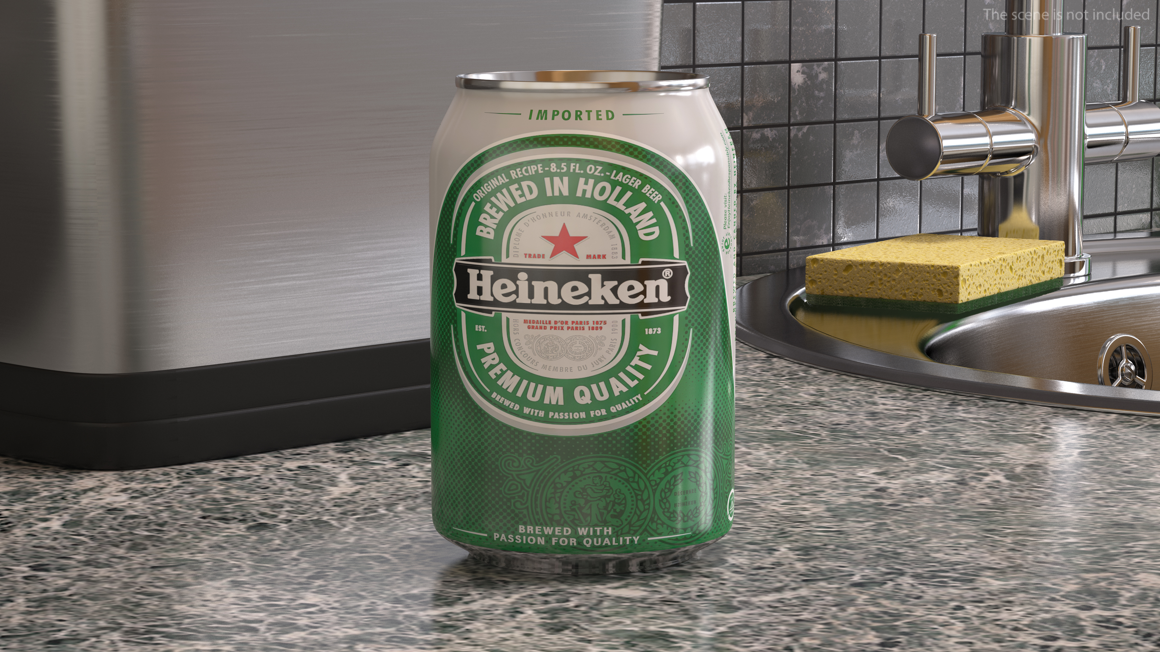 Heineken Beer Can 3D