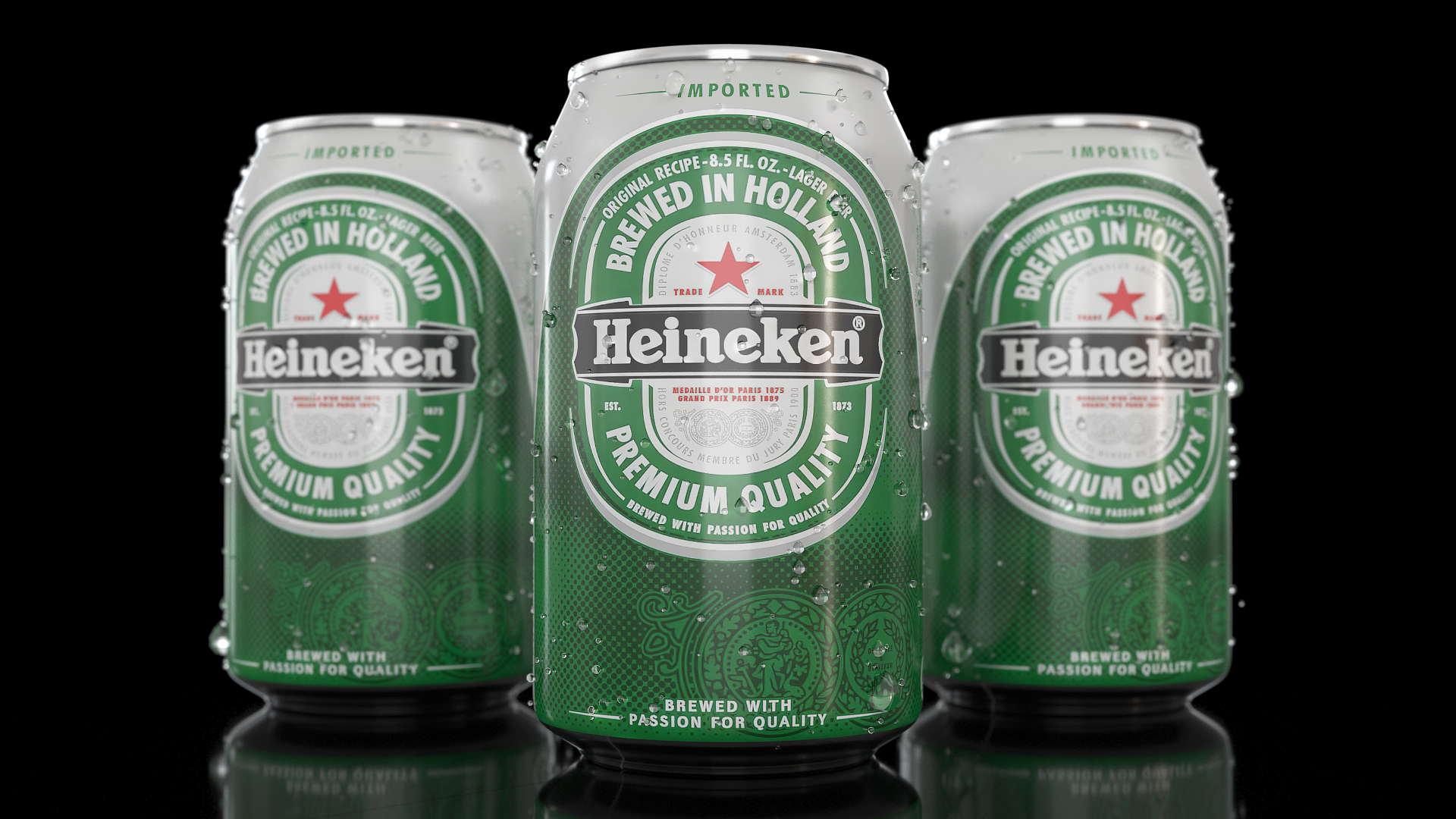 Heineken Beer Can 3D