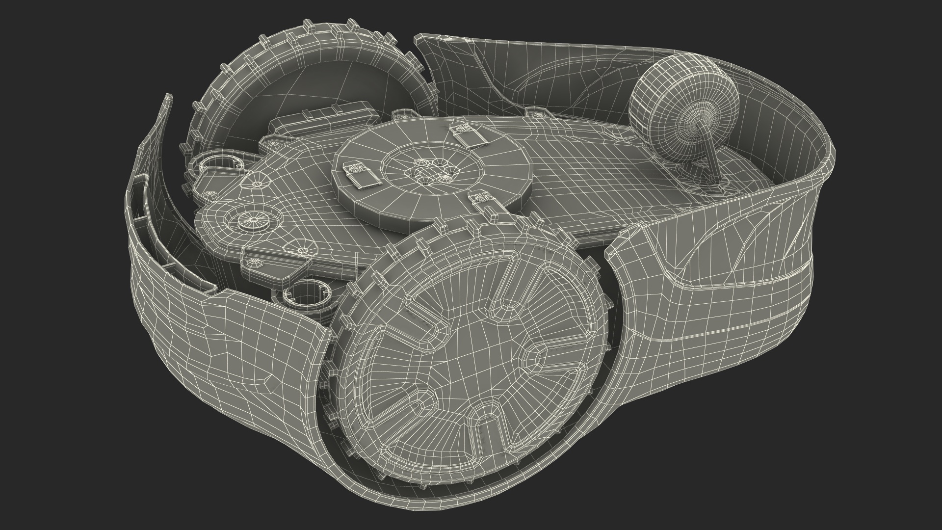 3D Robotic Lawn Mower model