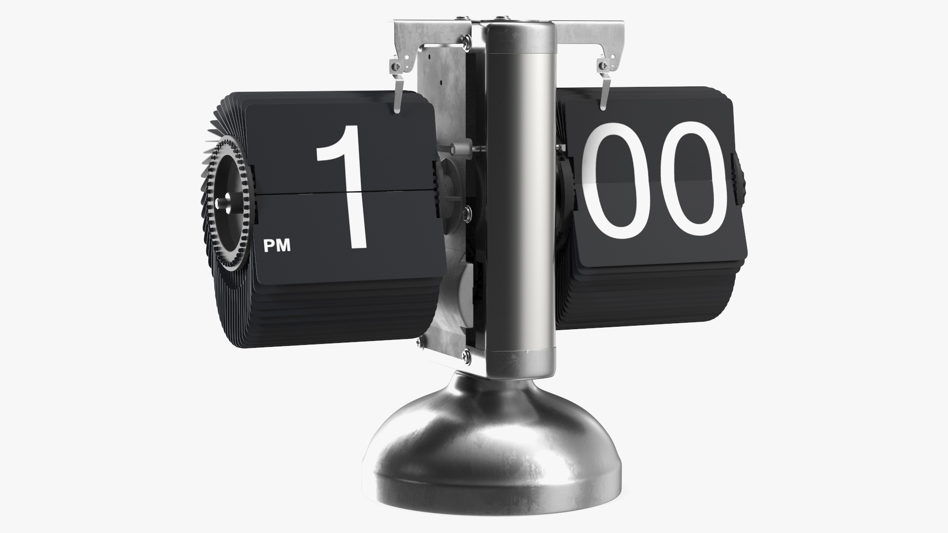 3D Animated Flip Clock Rigged