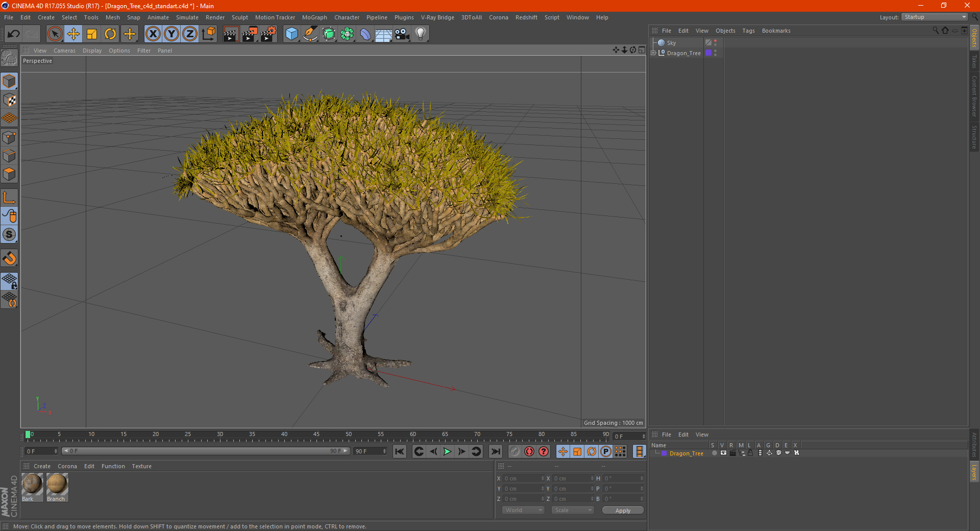 3D Dragon Tree