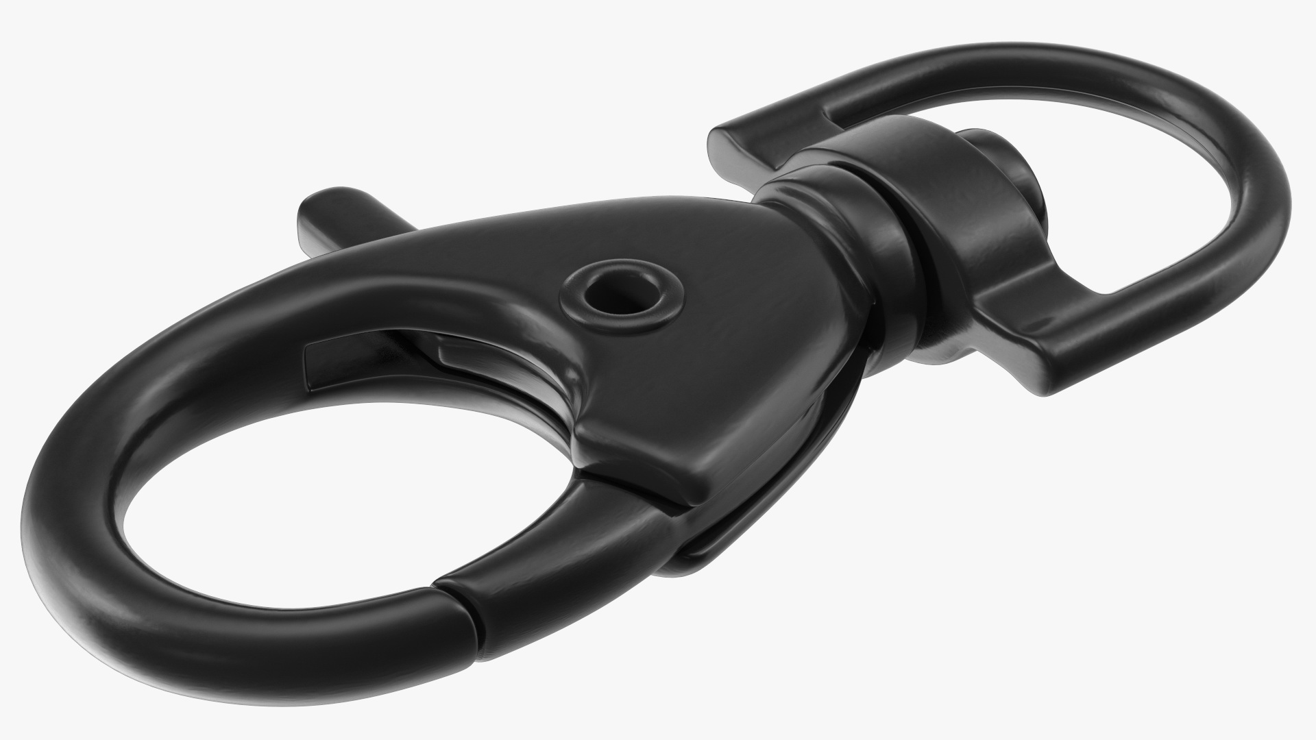 Lobster Claw Clasp Black 3D model