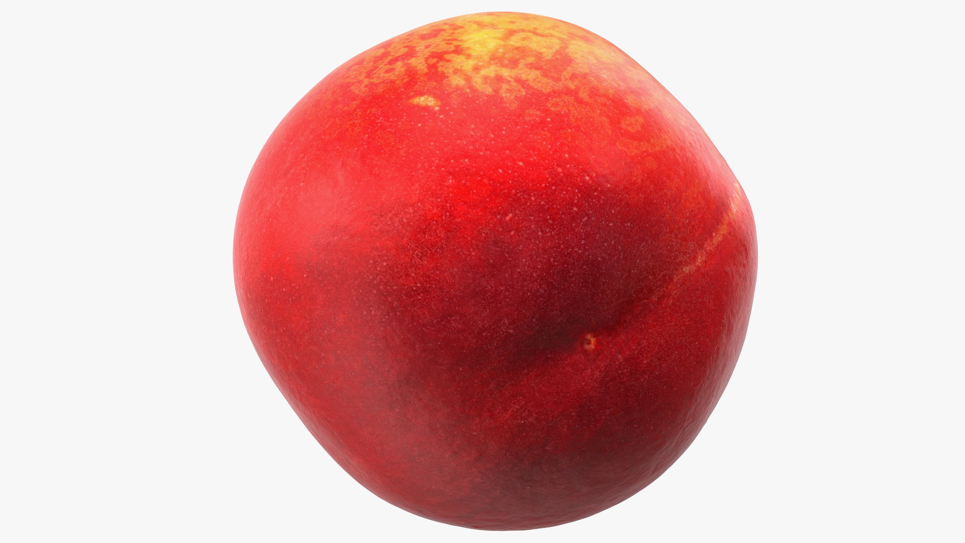 3D Red Peach Fur model