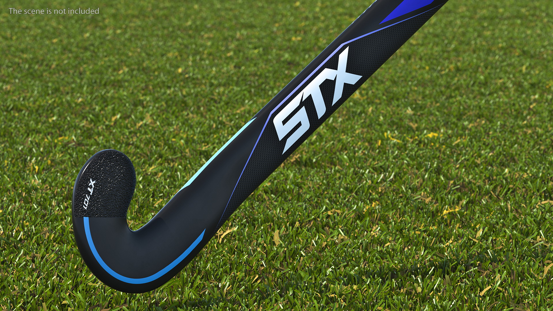 3D STX XT701 Field Hockey Stick Blue model