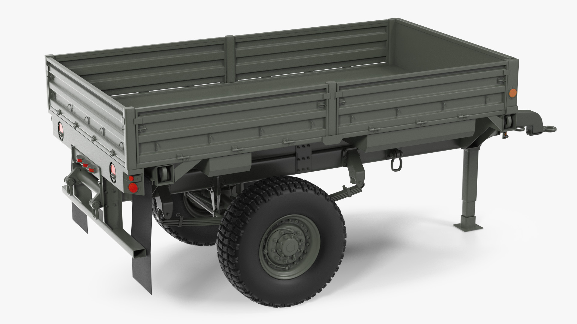 Military Cargo Trailer 3D