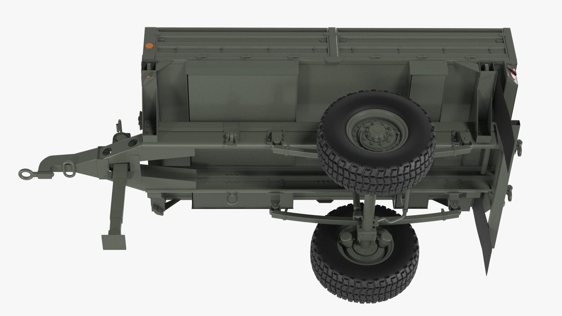 Military Cargo Trailer 3D