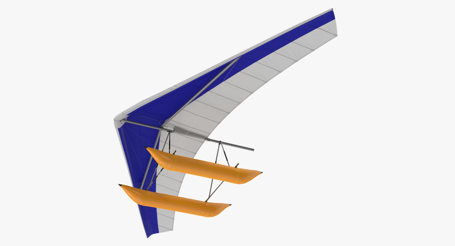 3D model Hang Glider with Inflatable Pontoon