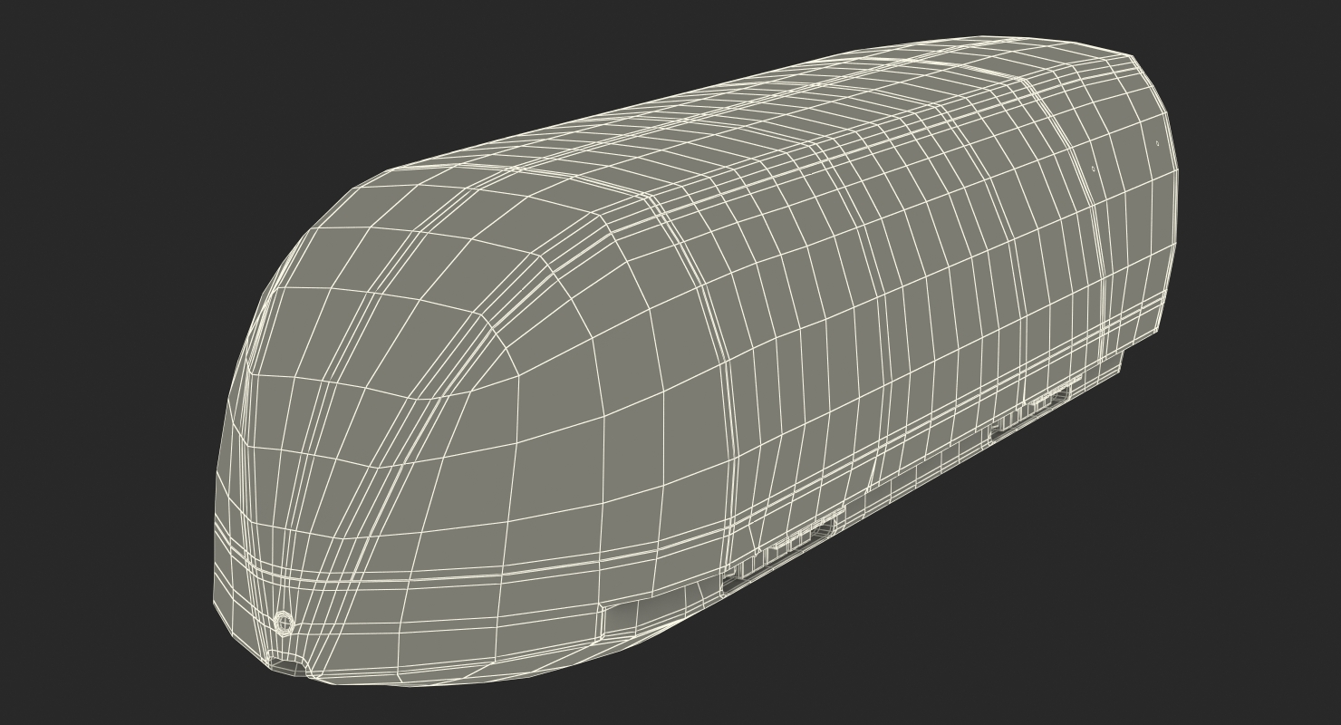 3D model Hyperloop Train