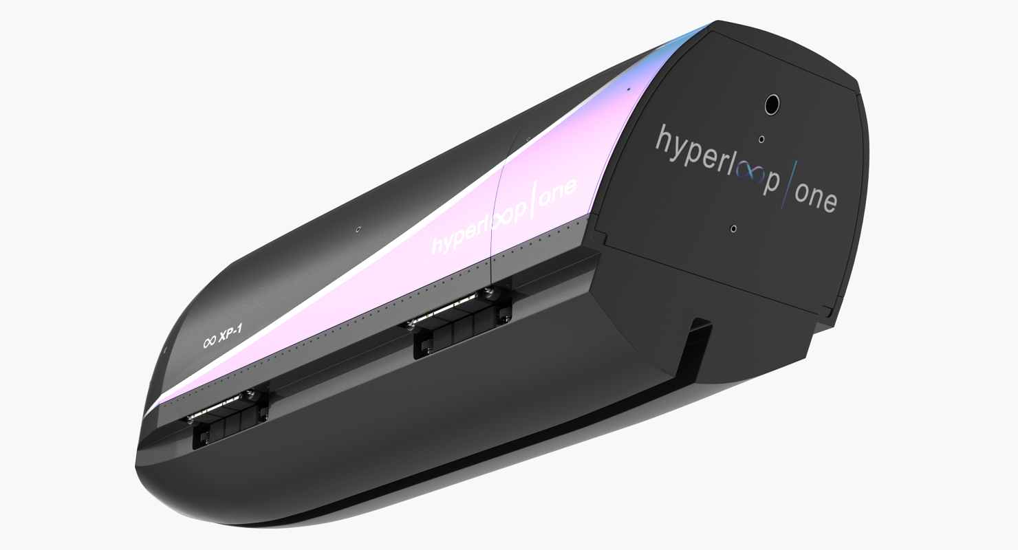 3D model Hyperloop Train