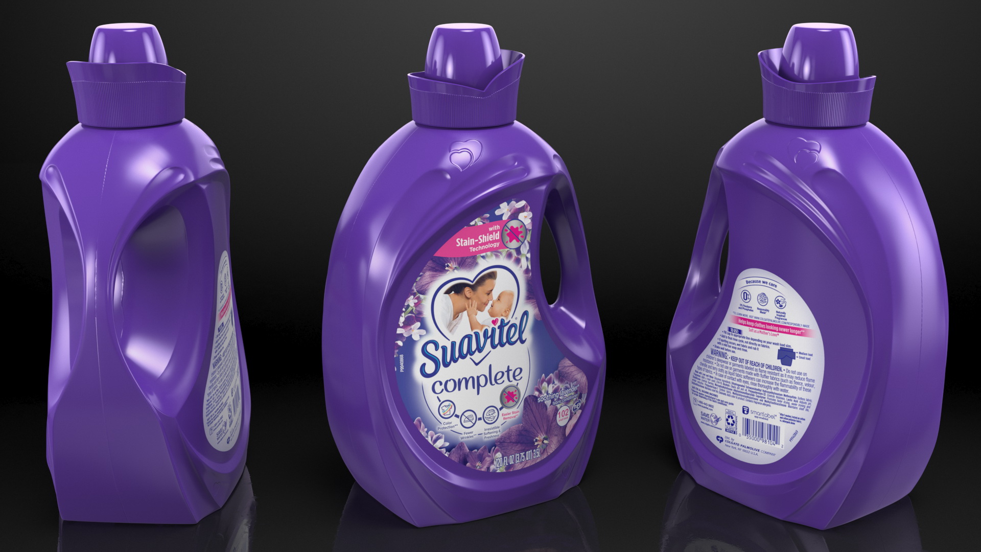 3D Suavitel Lavender Liquid Fabric Softener Large