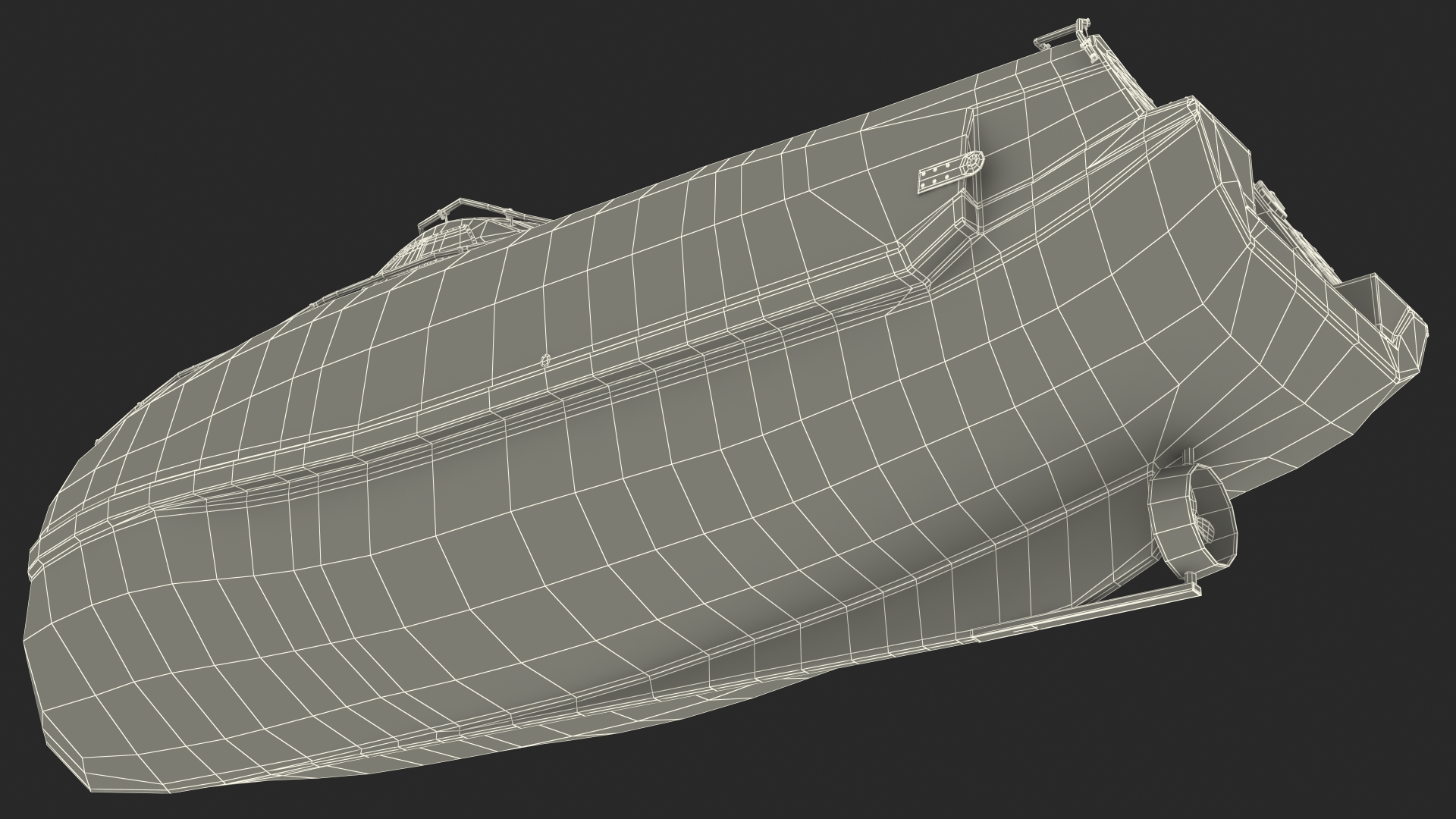 3D model Rescue Lifeboat