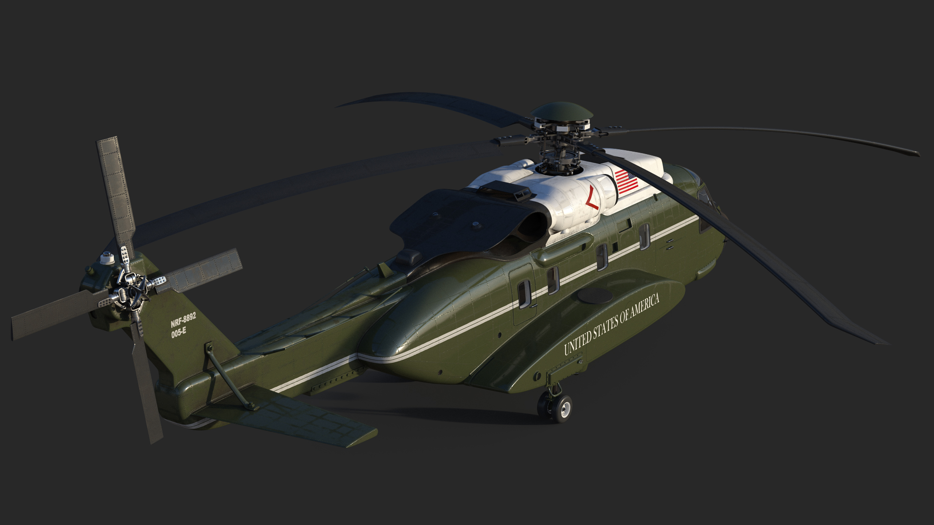 3D model Sikorsky VH-92 Marine One