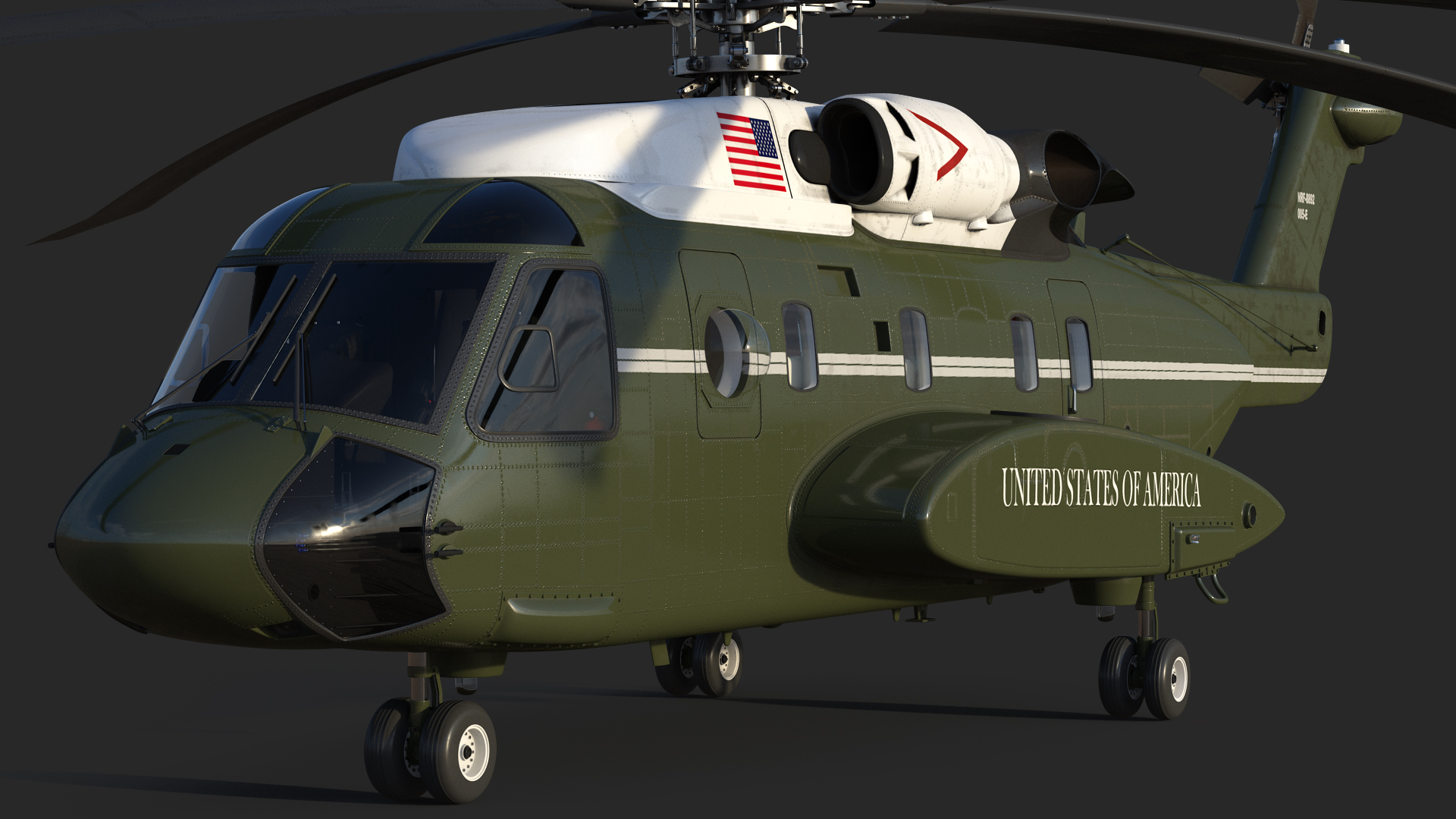 3D model Sikorsky VH-92 Marine One