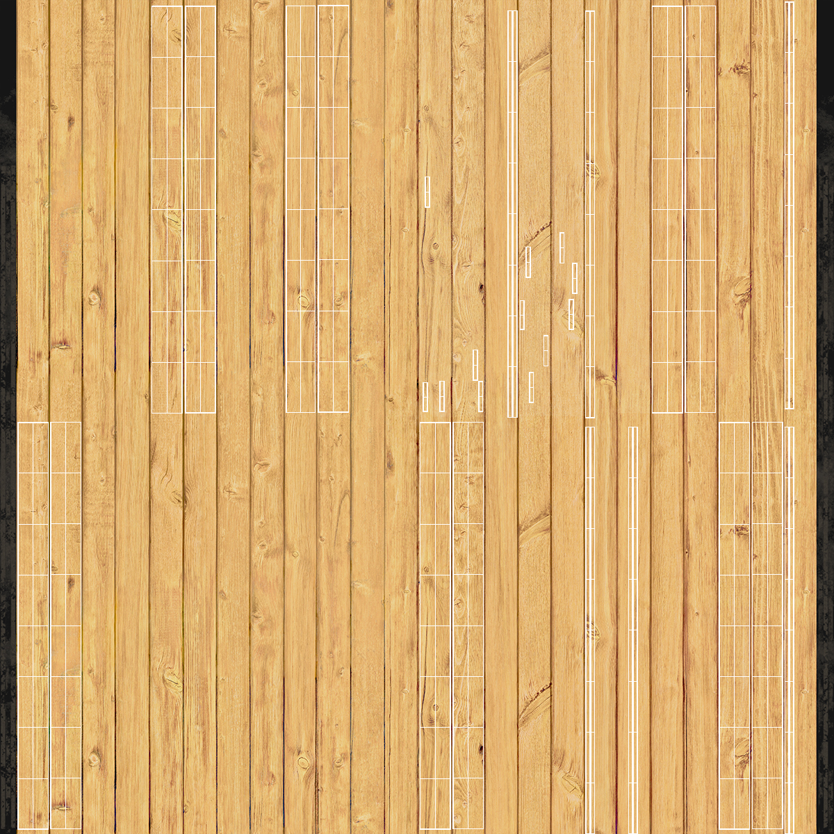 Wooden Planks Set 3D