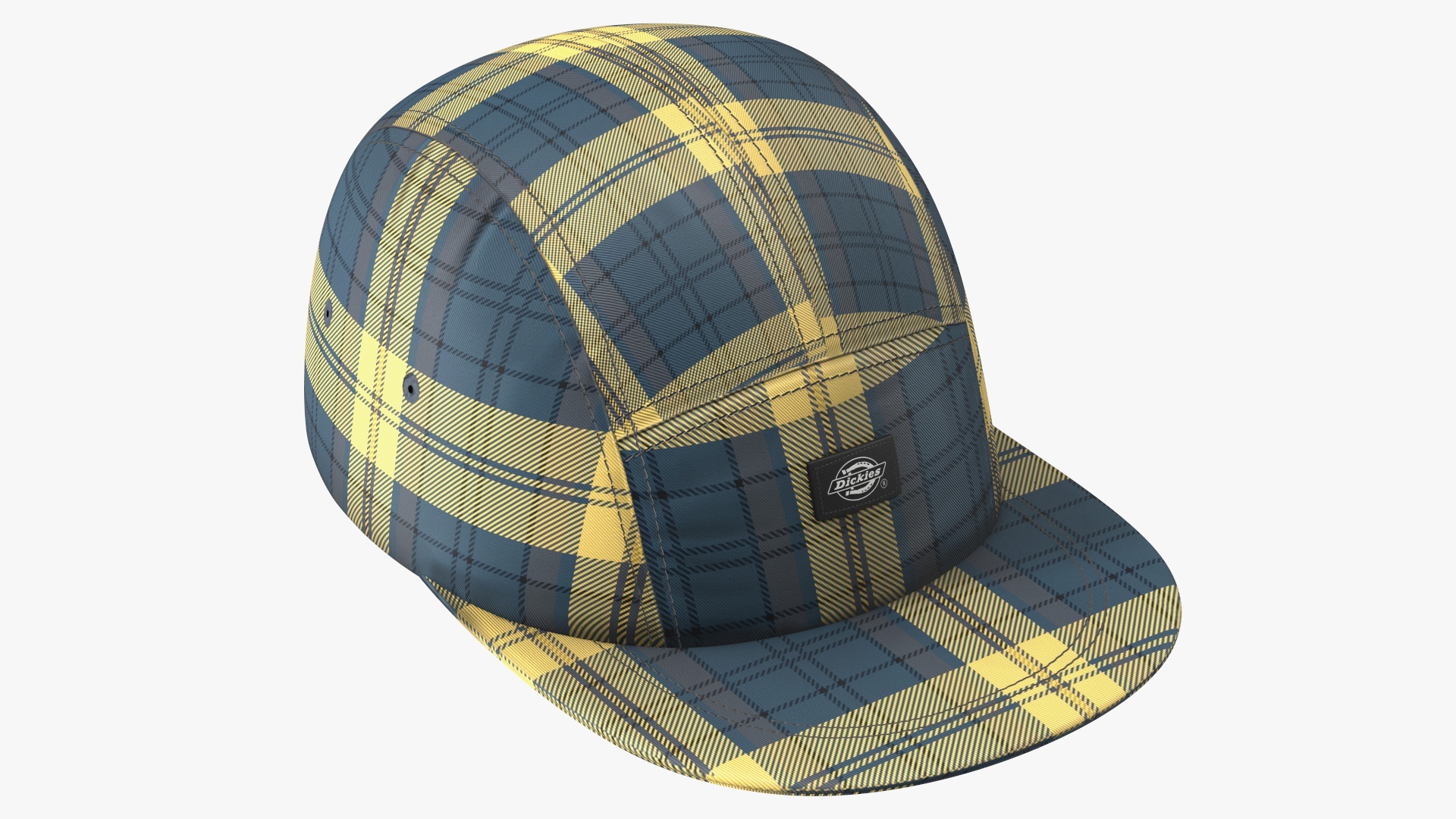 Dickies Hornbeck Check 5 Panel Cap 3D model