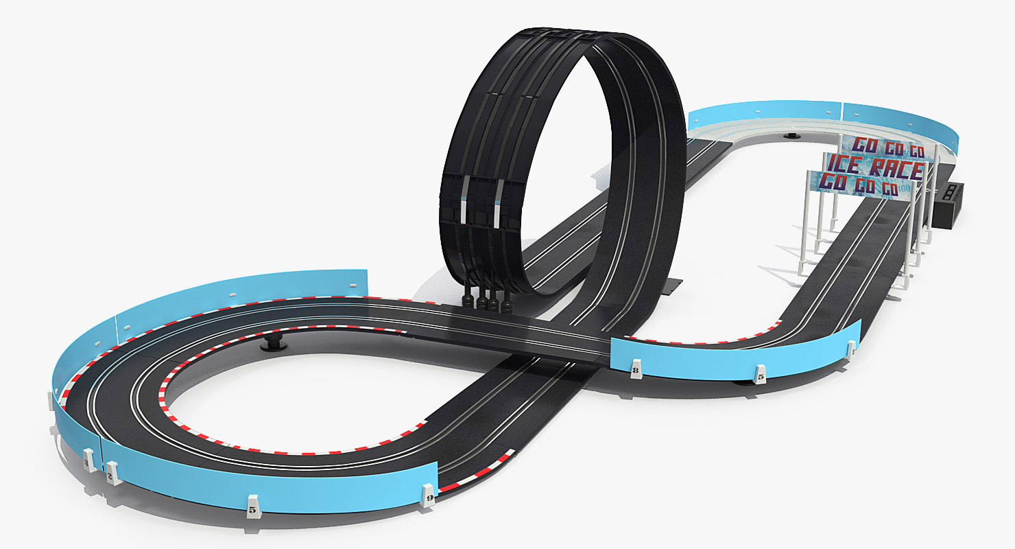 3D Toy Racing Car Track Generic model