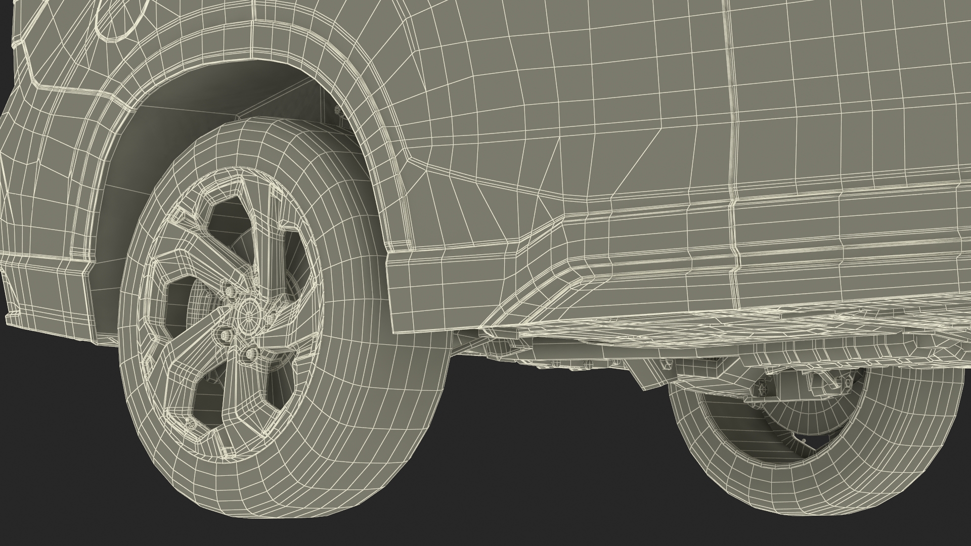 Green Subaru Forester 2022 Simple Interior 3D