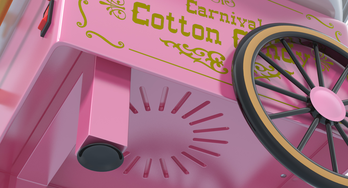 Carnival Cotton Candy Maker 3D