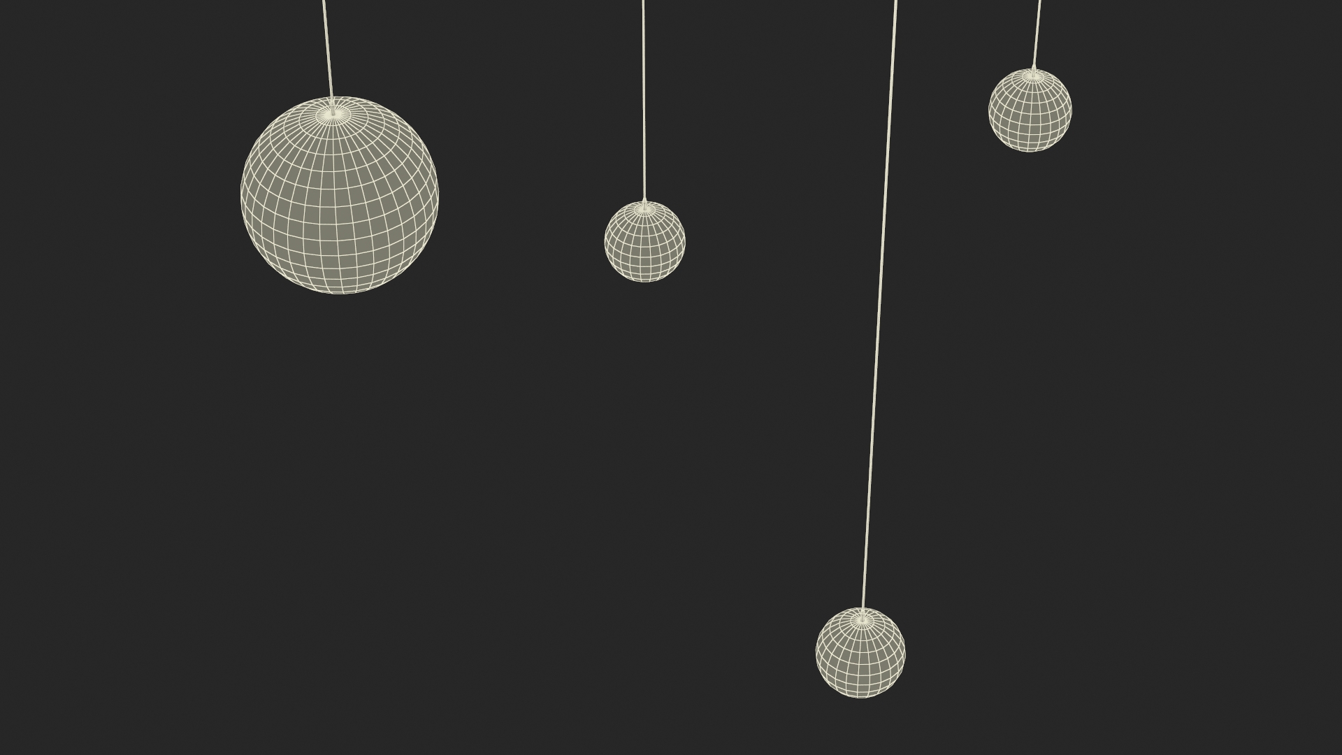 3D Hanging Solar System Model