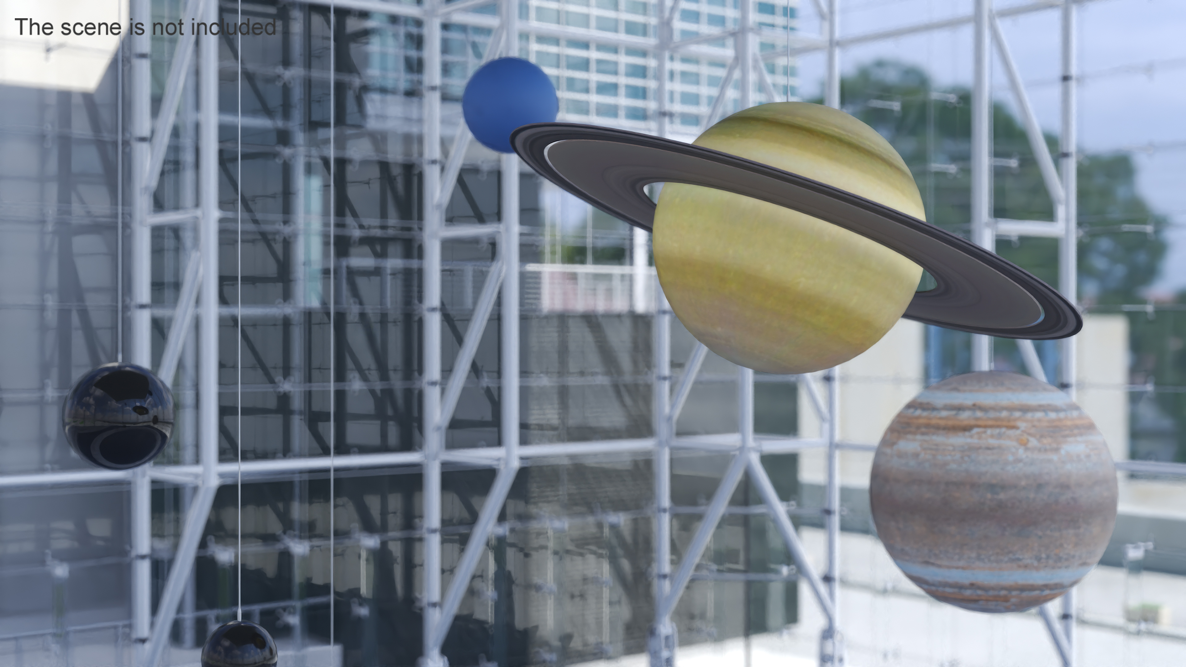 3D Hanging Solar System Model