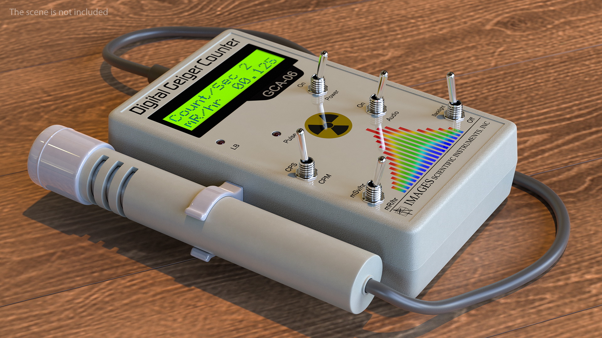 Images GCA 06 Professional Digital Geiger Counter 3D model