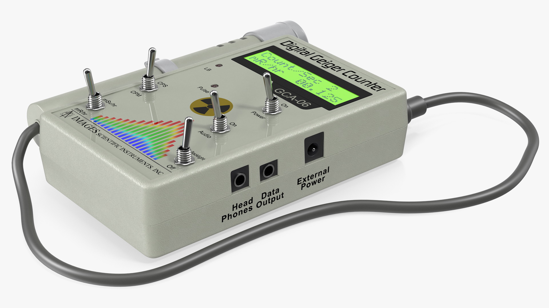 Images GCA 06 Professional Digital Geiger Counter 3D model