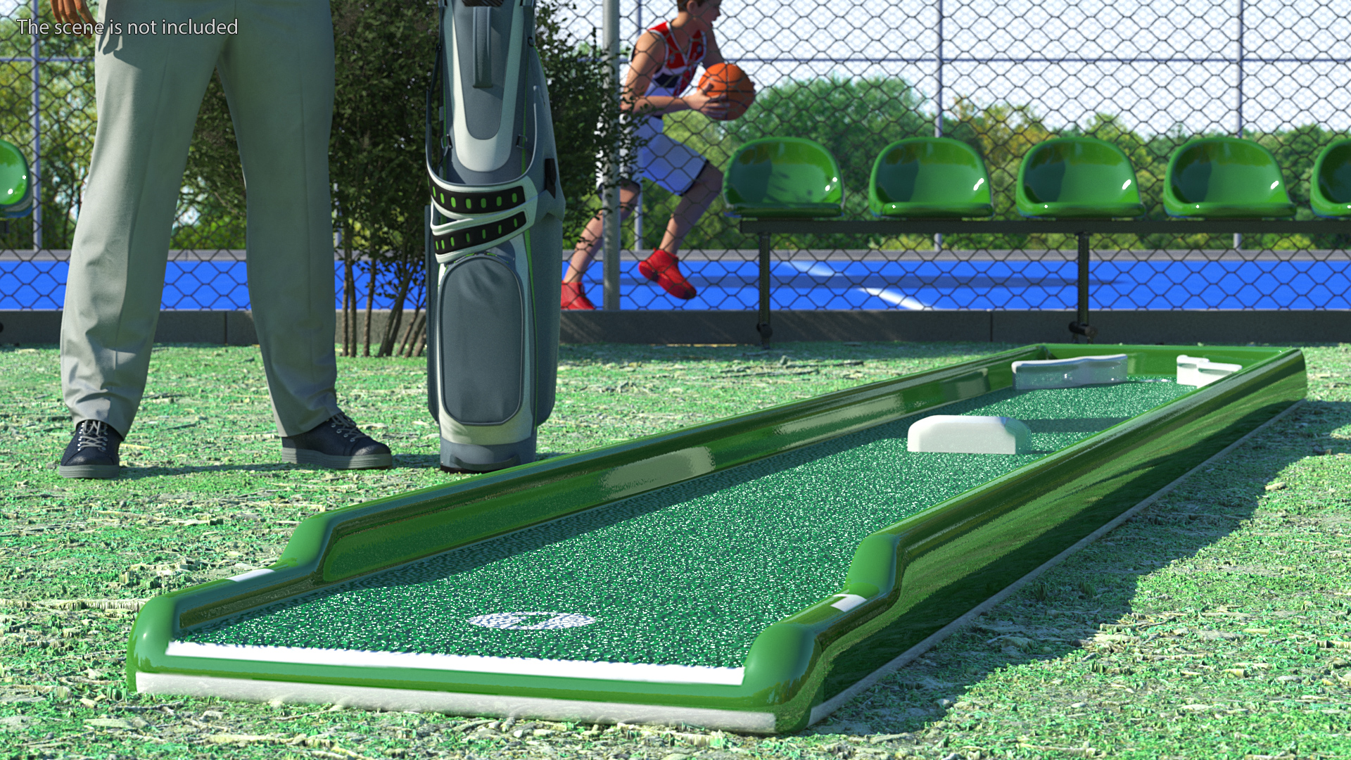 3D model Mini Golf Portable Outdoor Course Hole 1