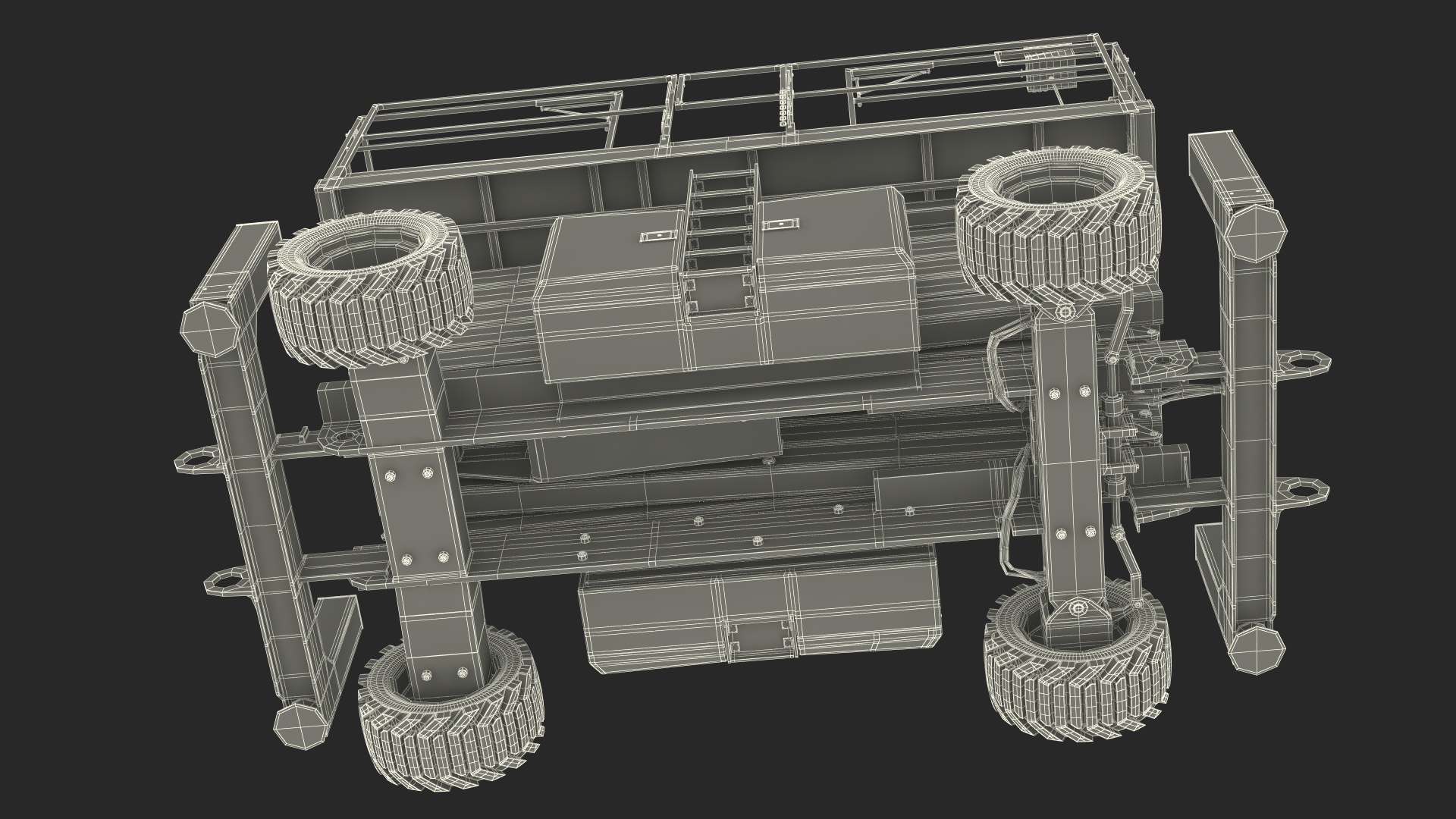 3D Scissor Lift Platform