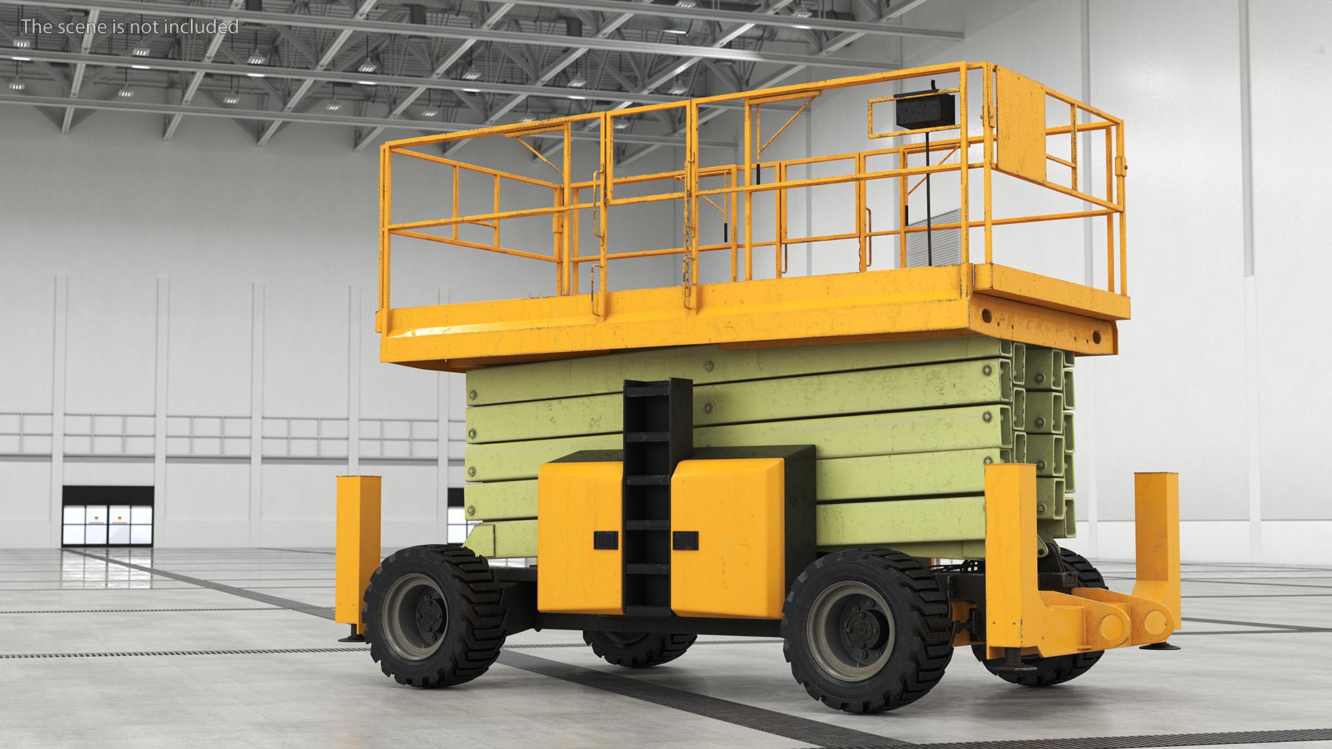 3D Scissor Lift Platform