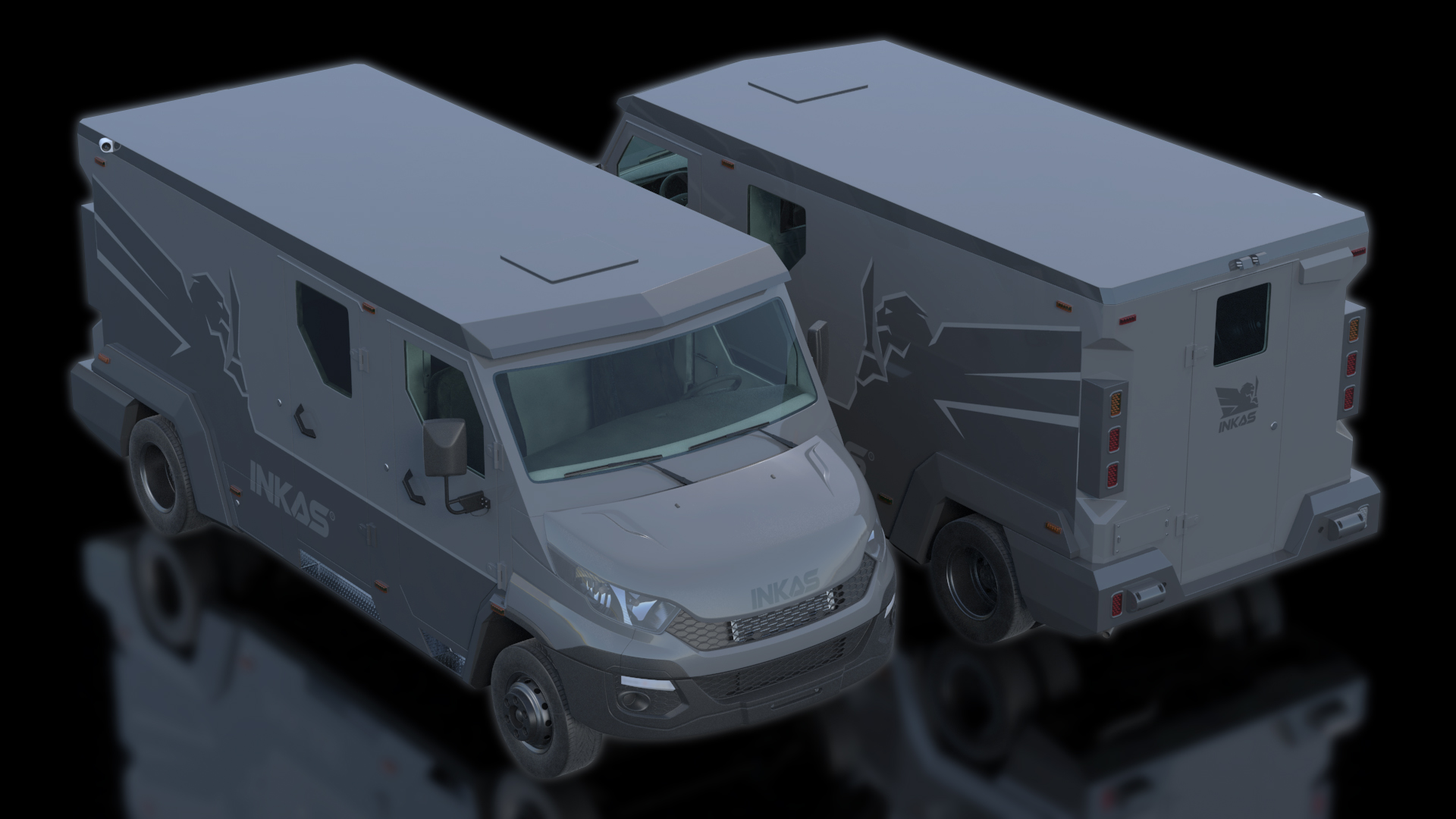 3D INKAS Armored Vehicle