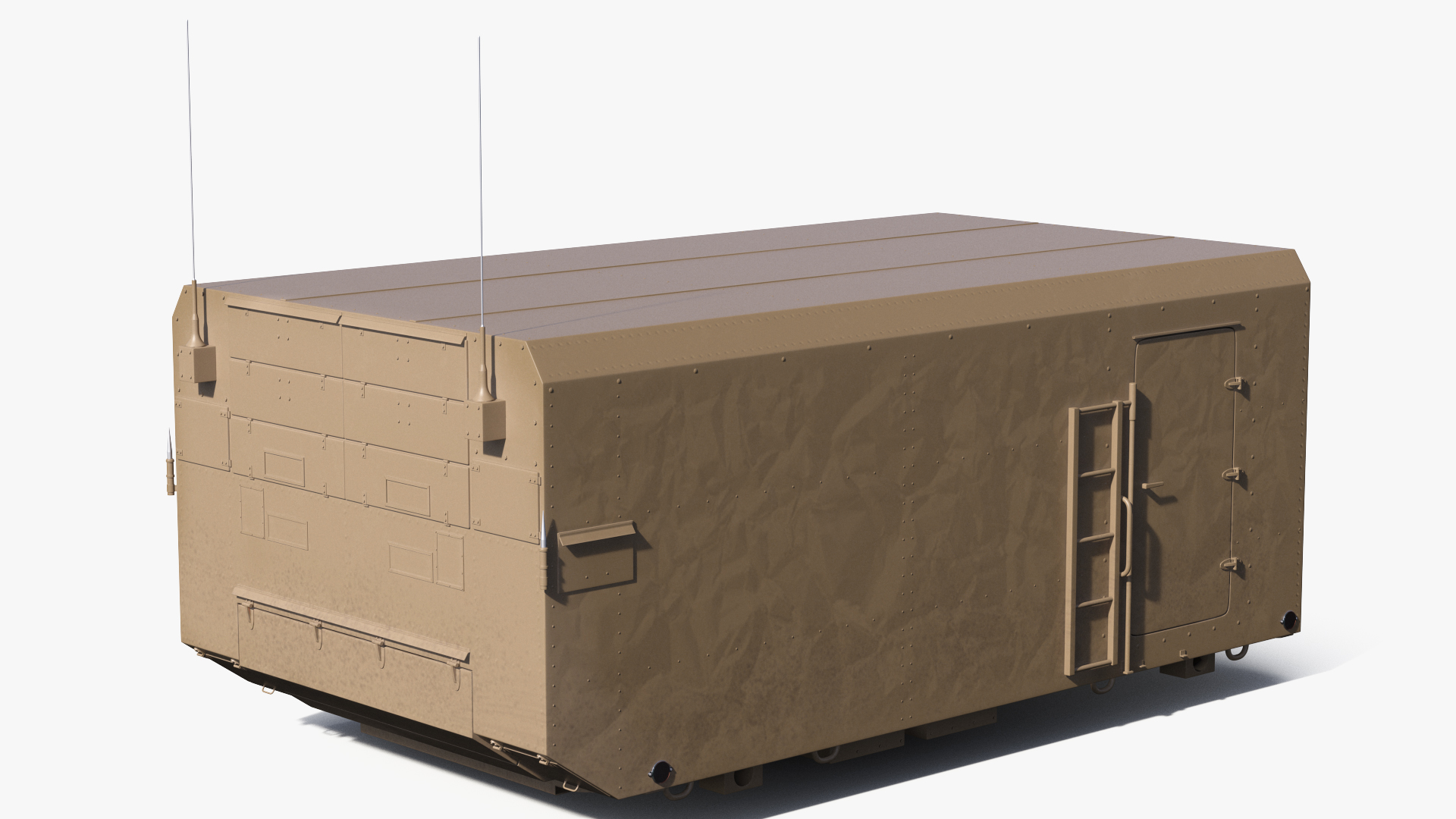 3D Desert Radar Cabin model