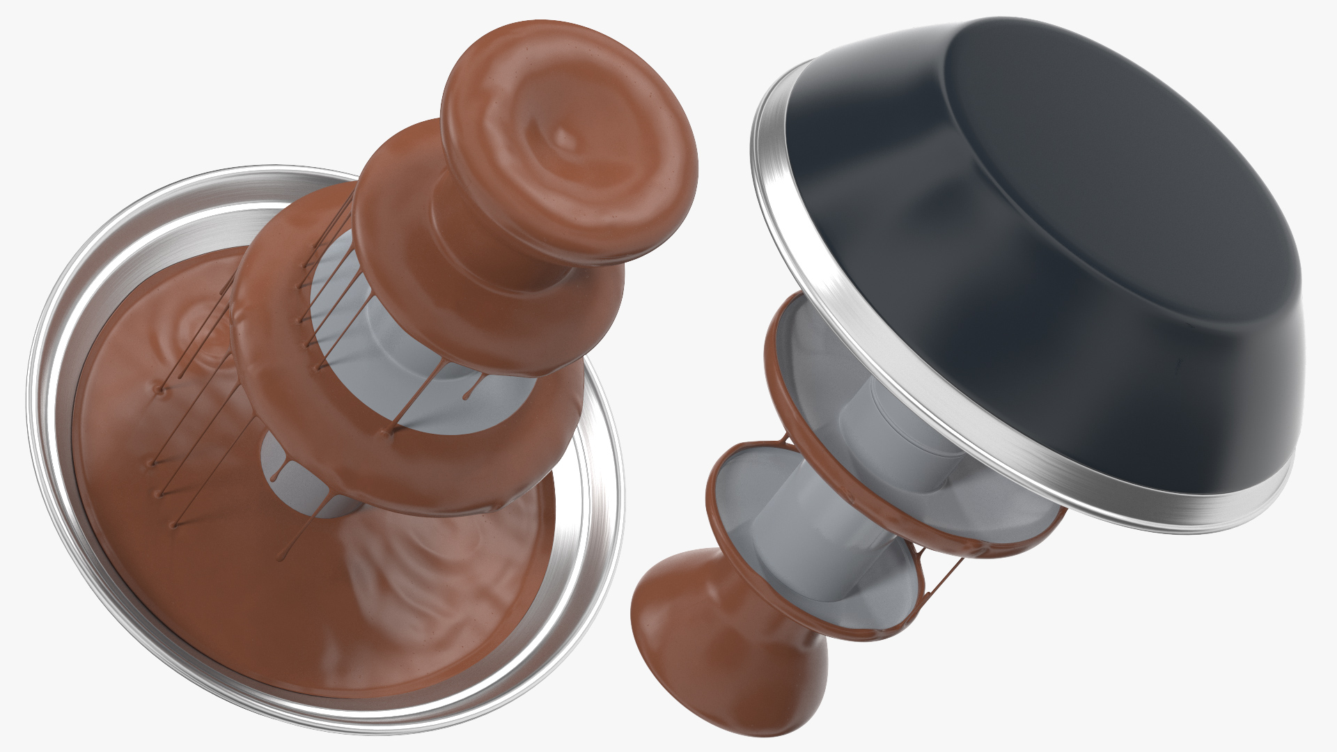 3D Chocolate Fountain model