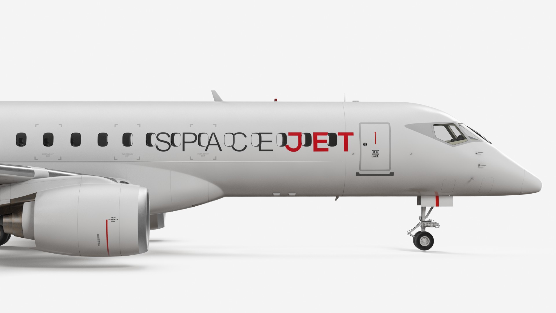 3D Mitsubishi SpaceJet M90 model