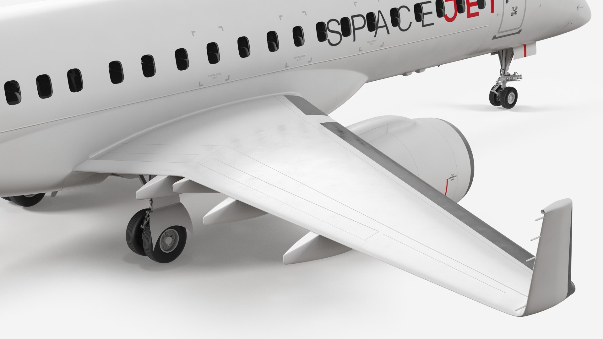 3D Mitsubishi SpaceJet M90 model