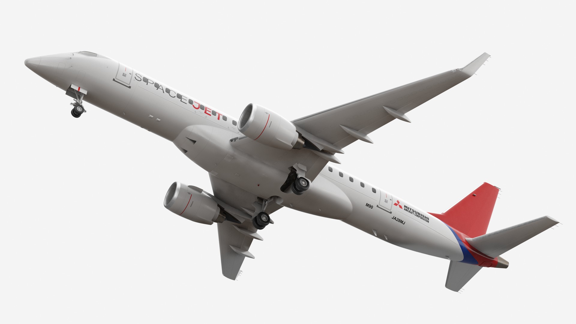 3D Mitsubishi SpaceJet M90 model