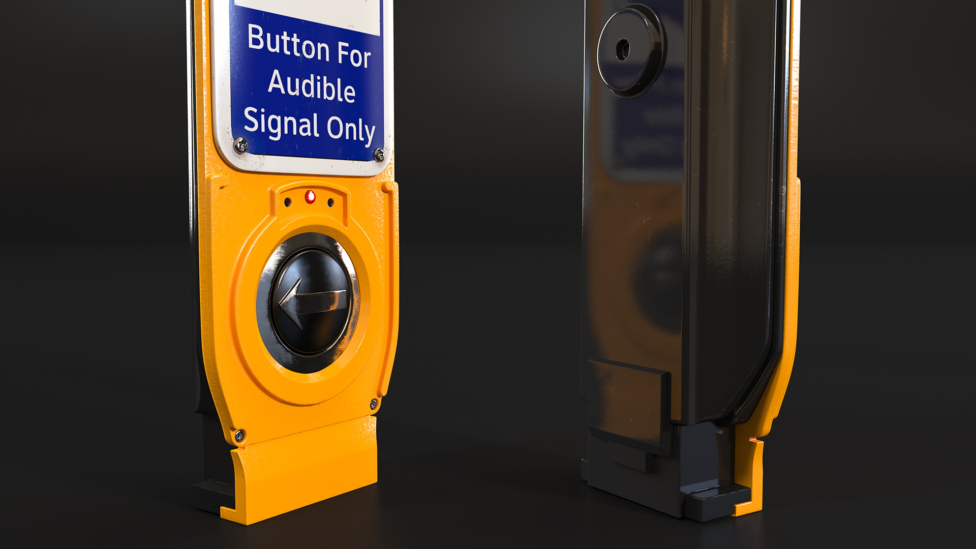 3D Audible Signal Crosswalk Button