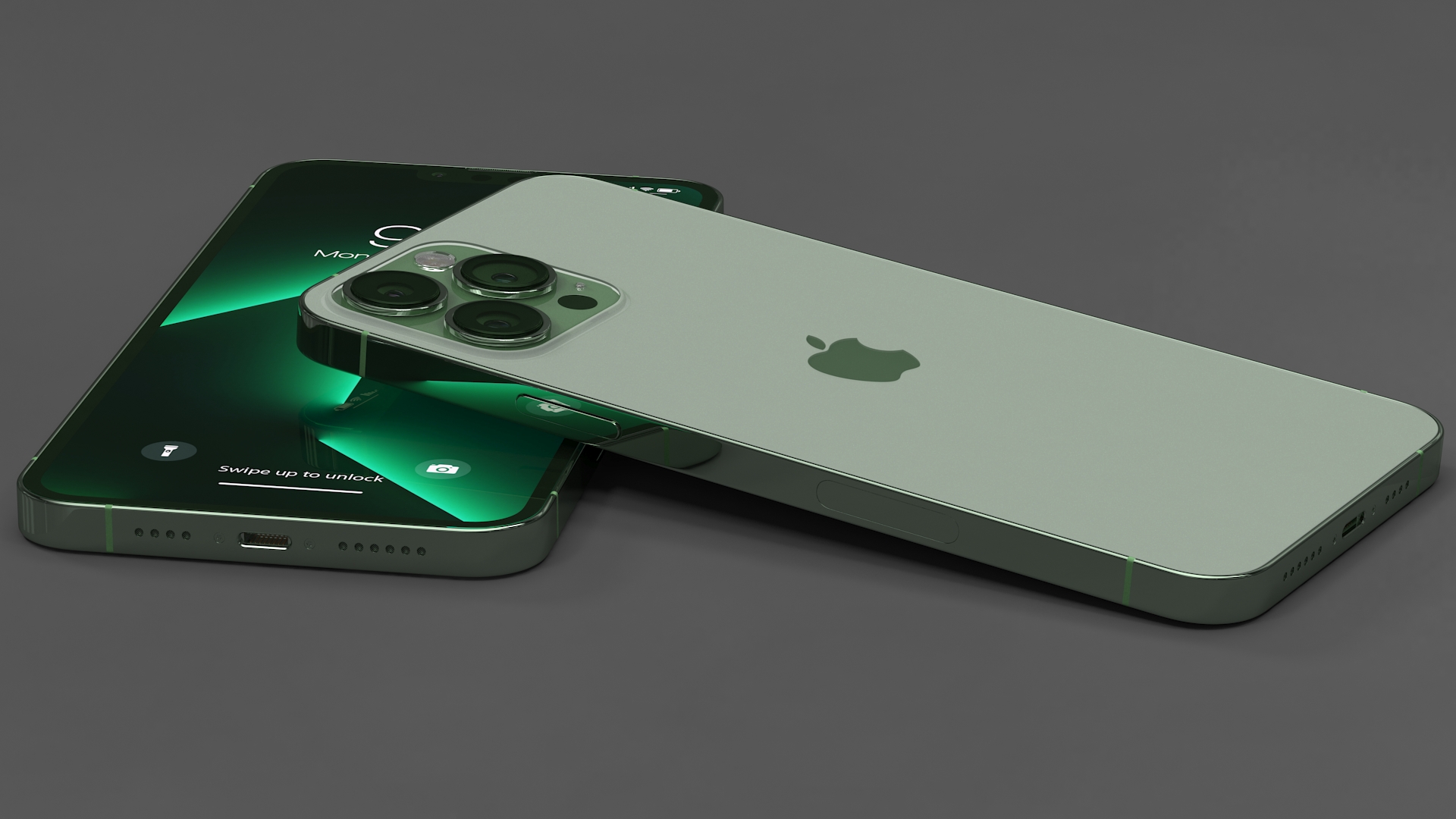 3D Apple iPhone 13 Pro Max Alpine Green