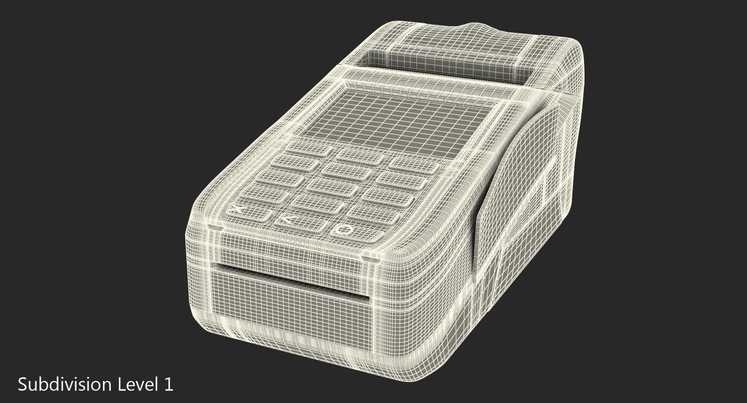 3D Card Terminal model