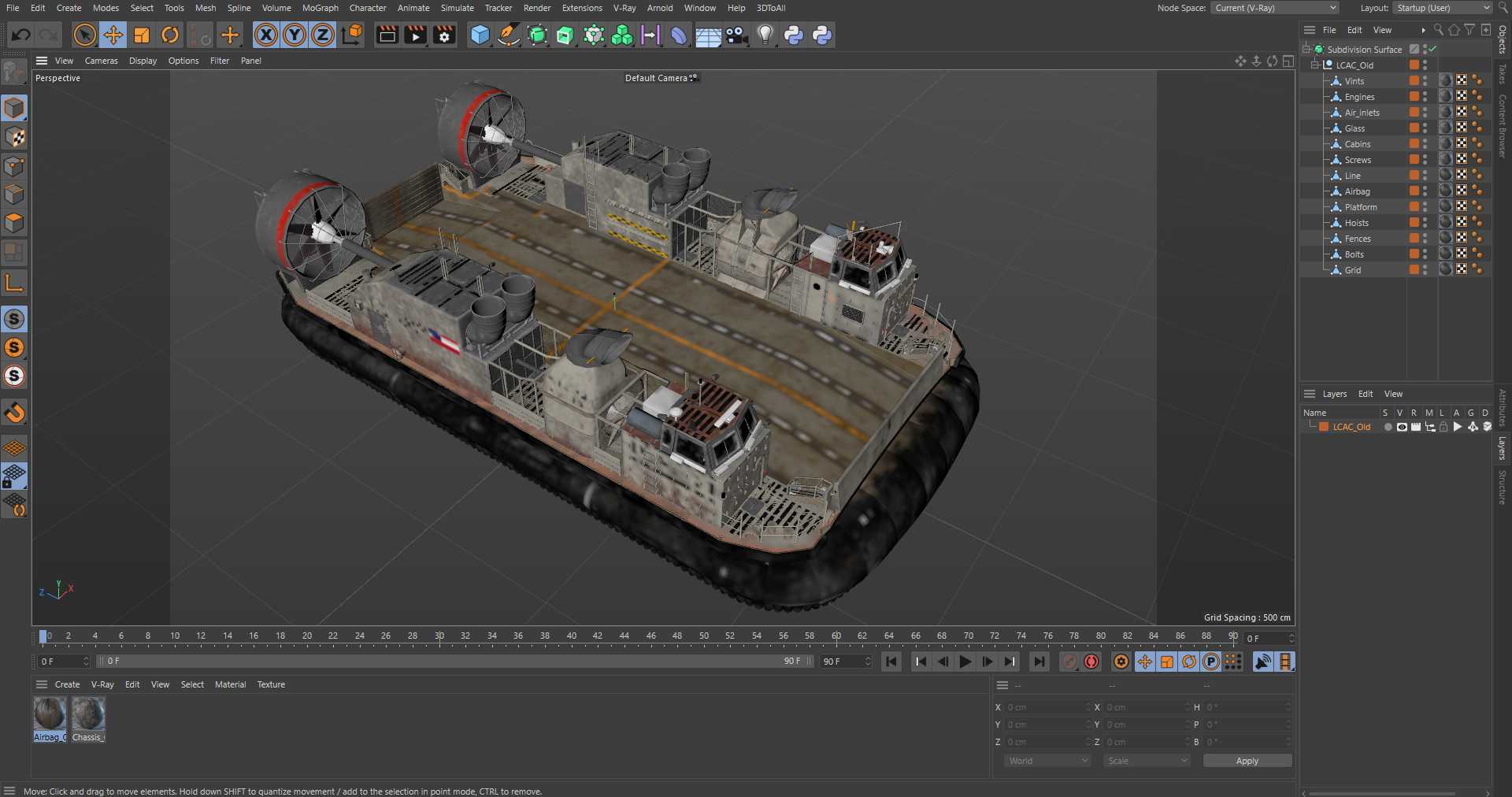 3D model LCAC Old