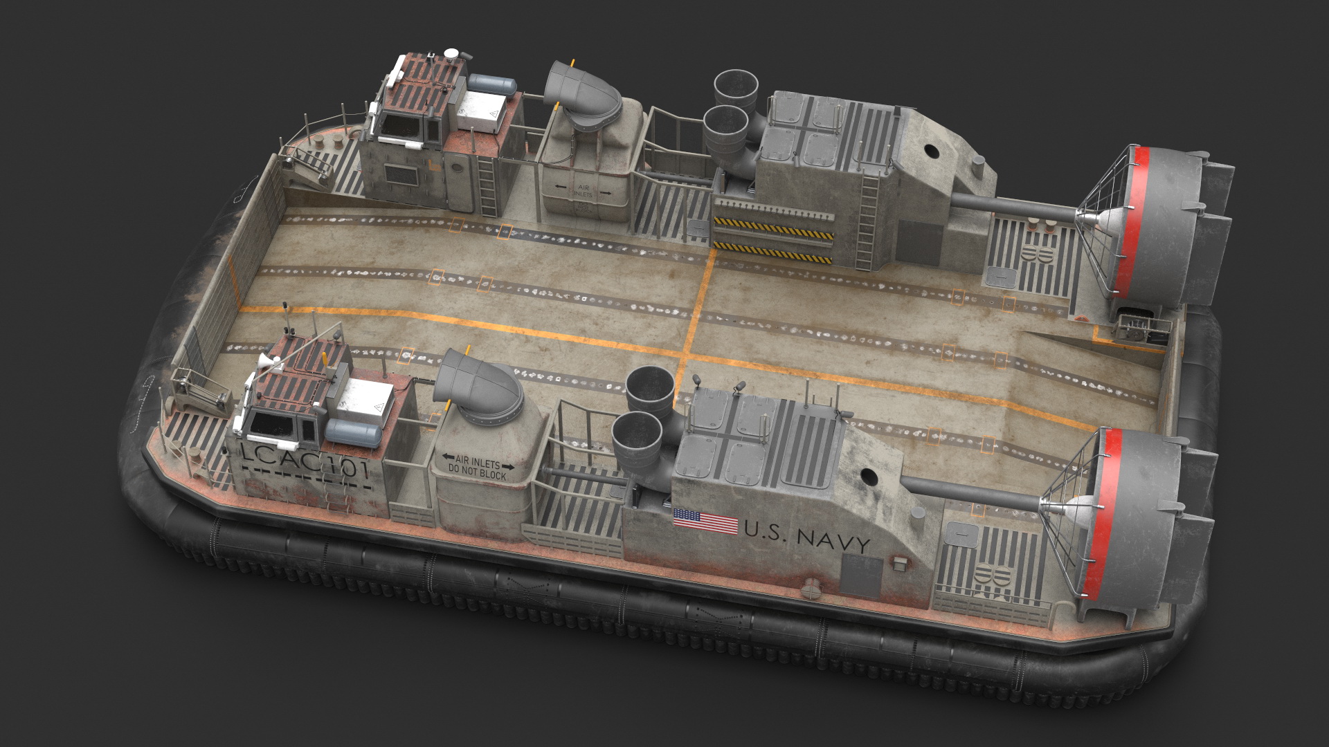 3D model LCAC Old