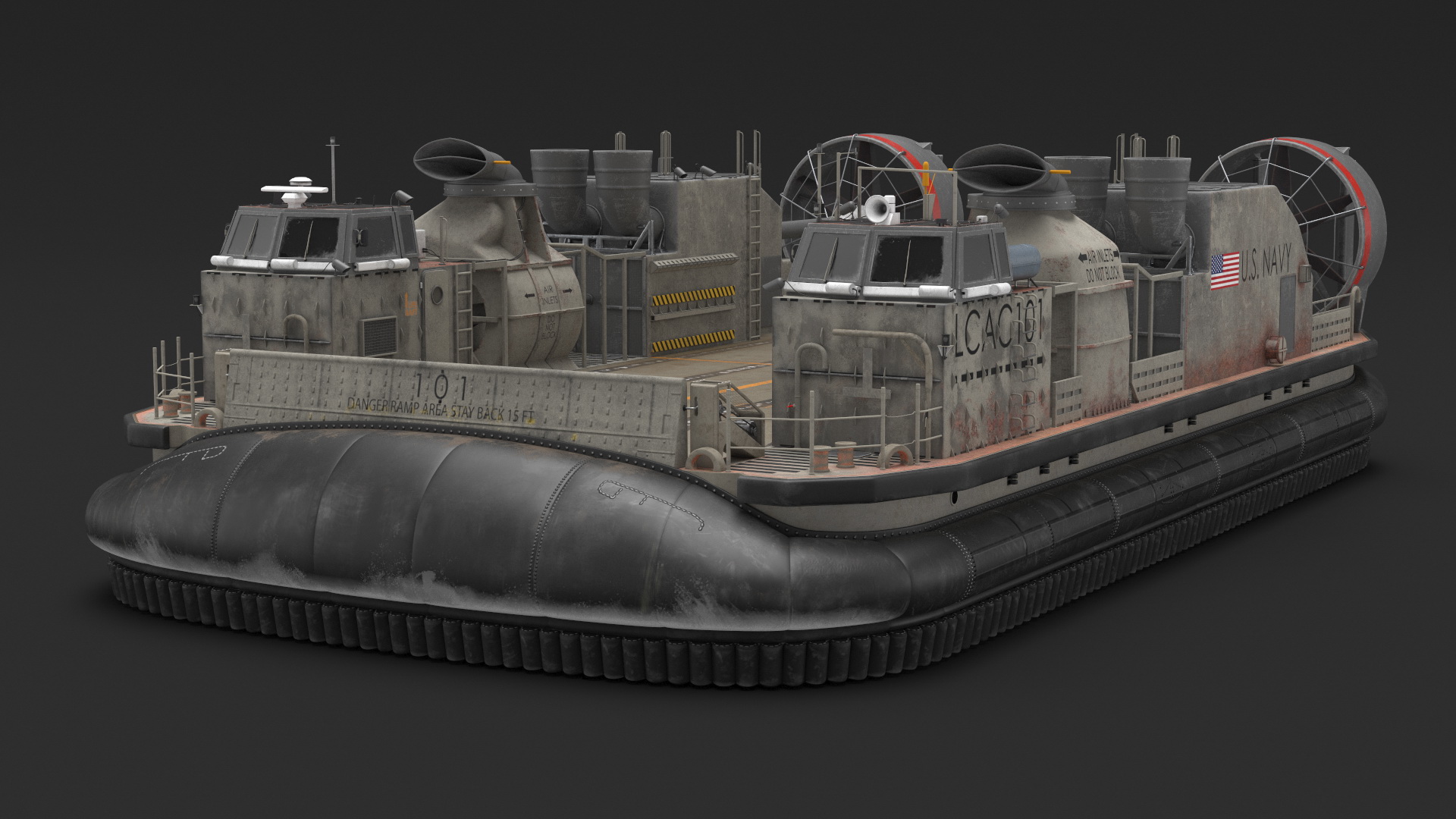 3D model LCAC Old