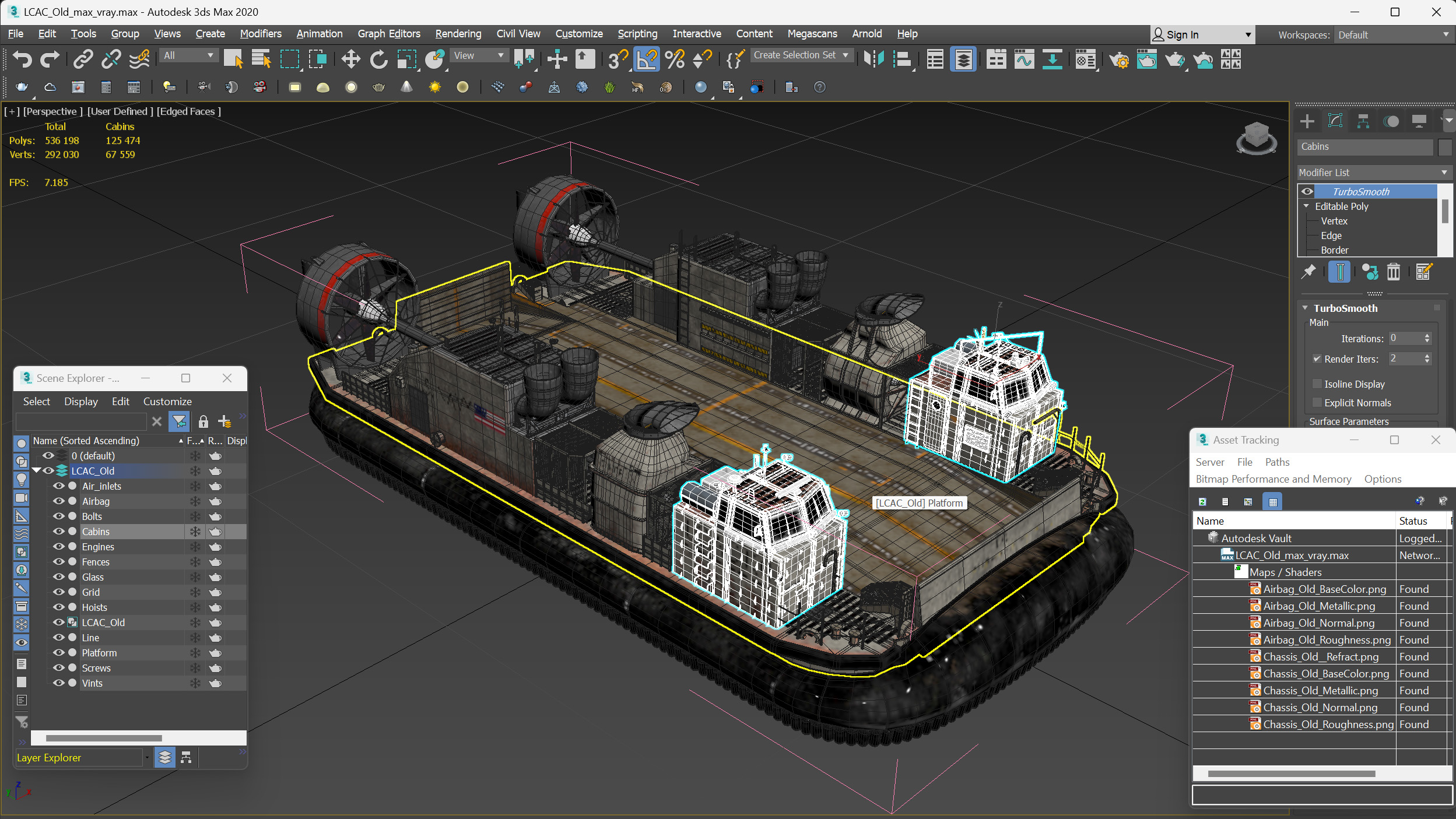 3D model LCAC Old